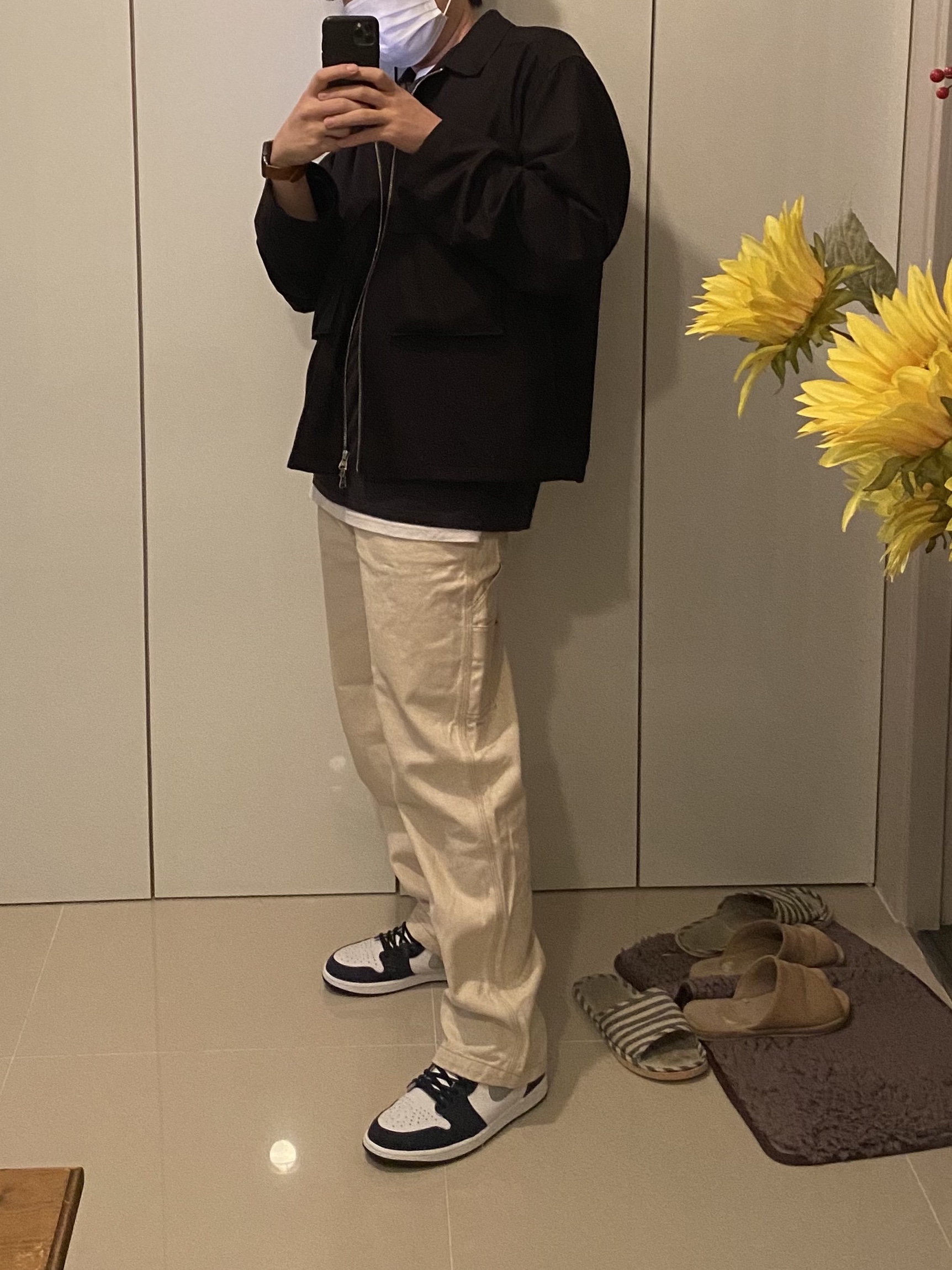 Jordan 1 Retro High OG CO.JP Midnight Navy 착용 스타일