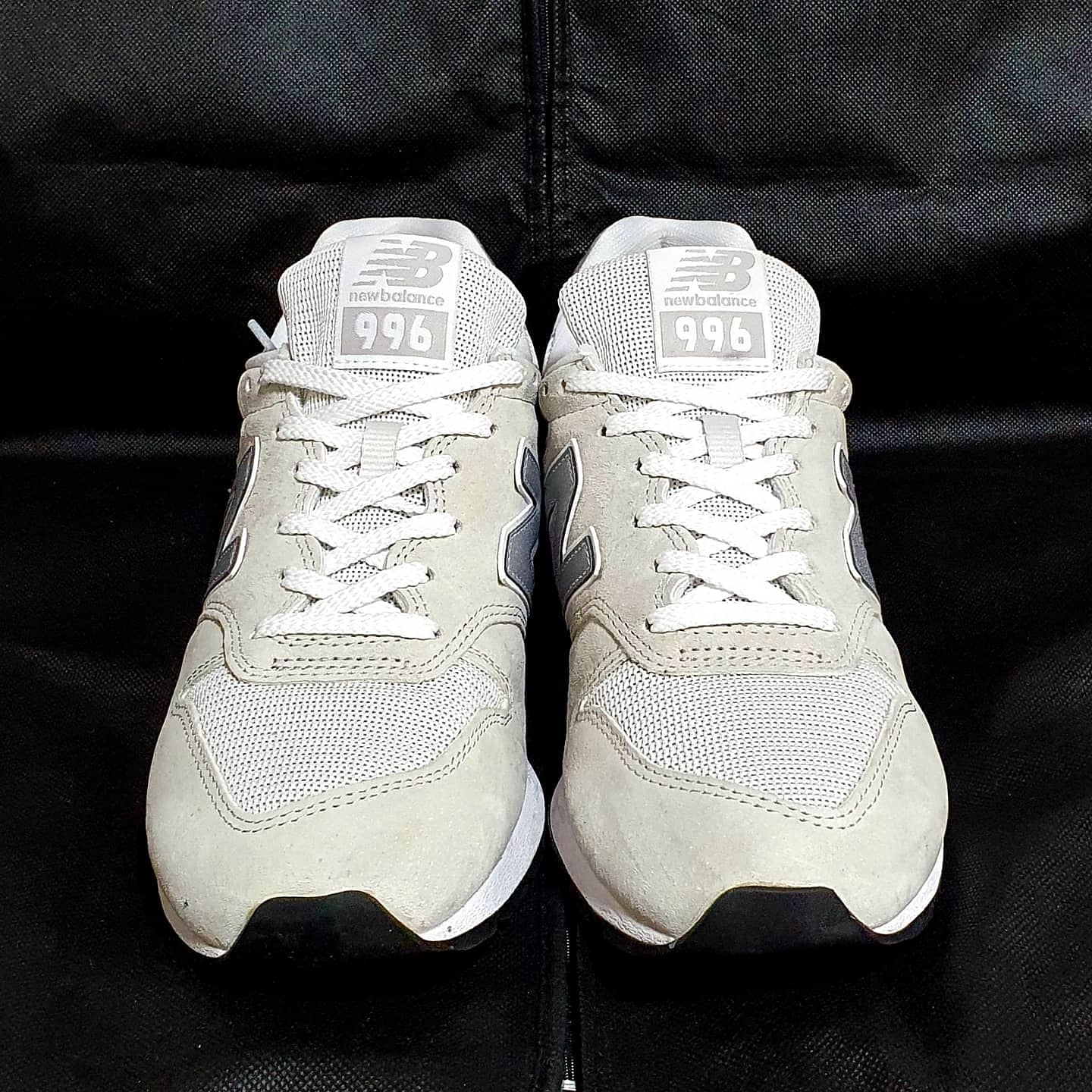 New Balance 996 Ivory White 착용 스타일 - 2