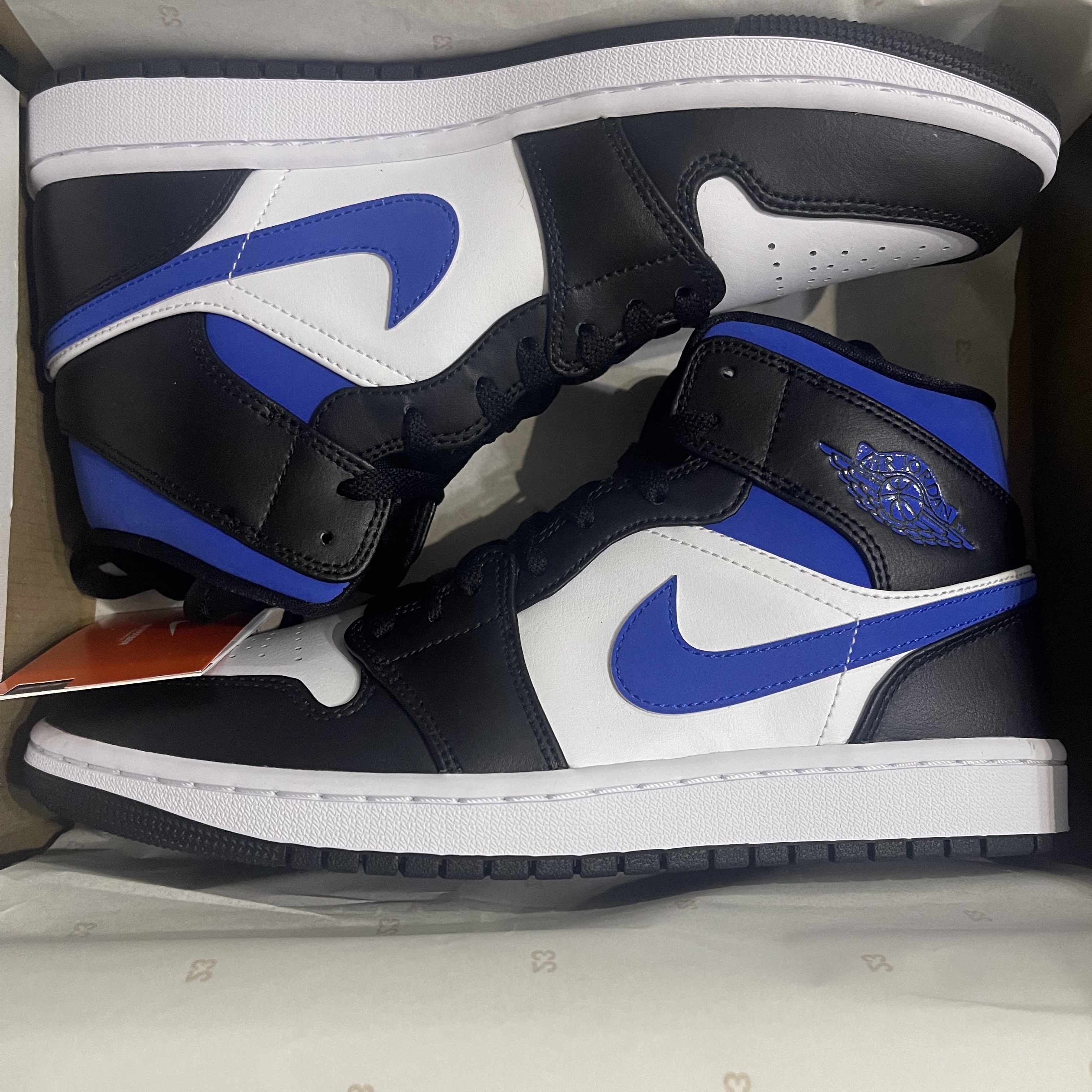 Jordan 1 Mid Racer Blue 착용 스타일