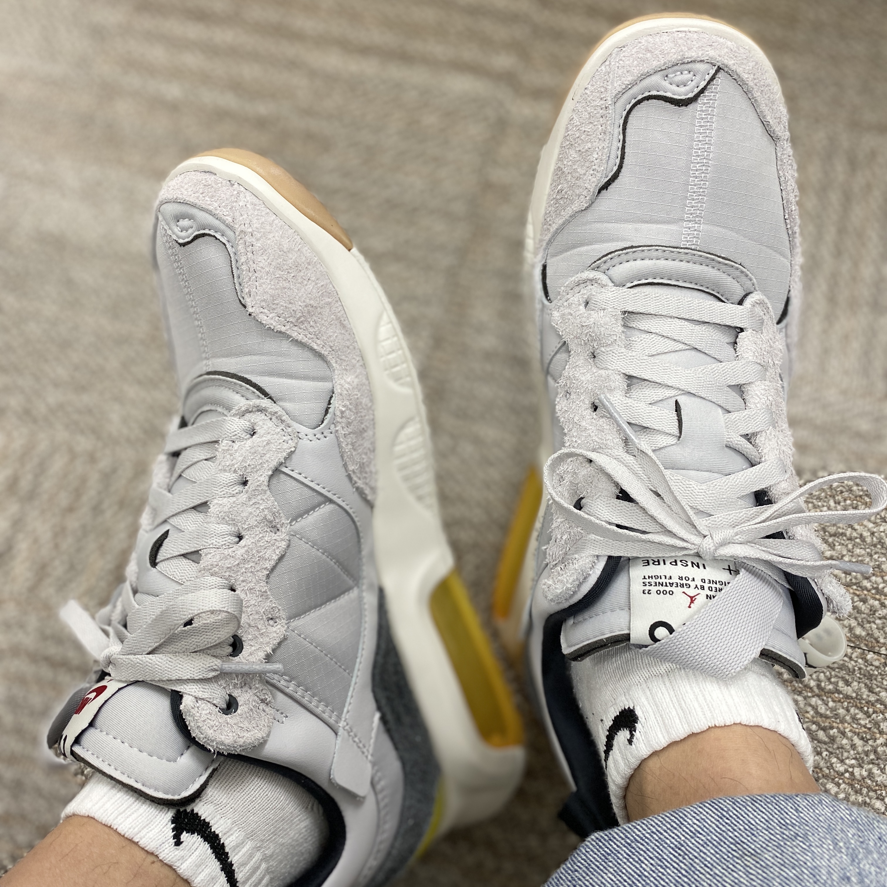 Jordan MA2 Vast Grey 착용 스타일