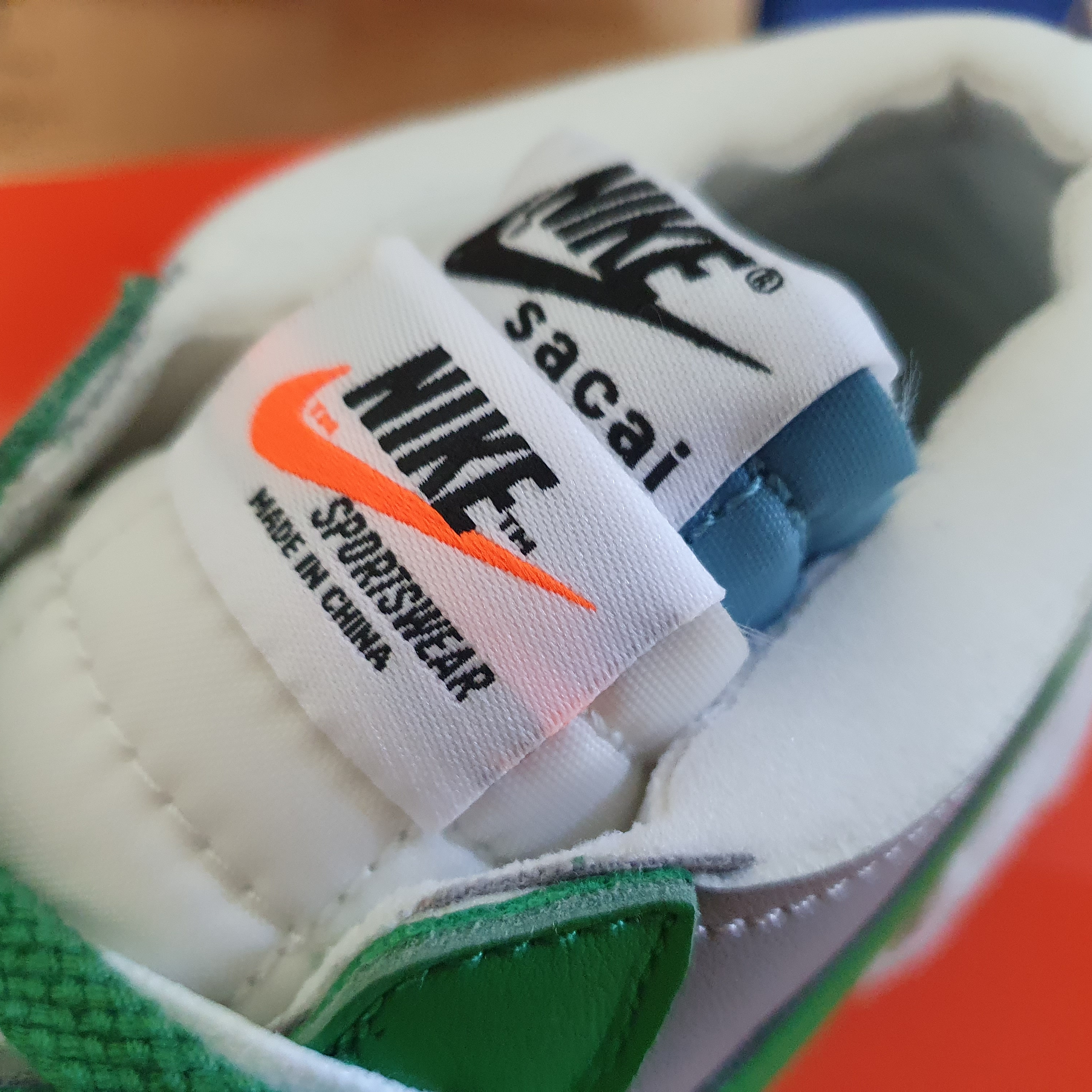 Nike x Sacai Blazer Low Classic Green 착용 스타일
