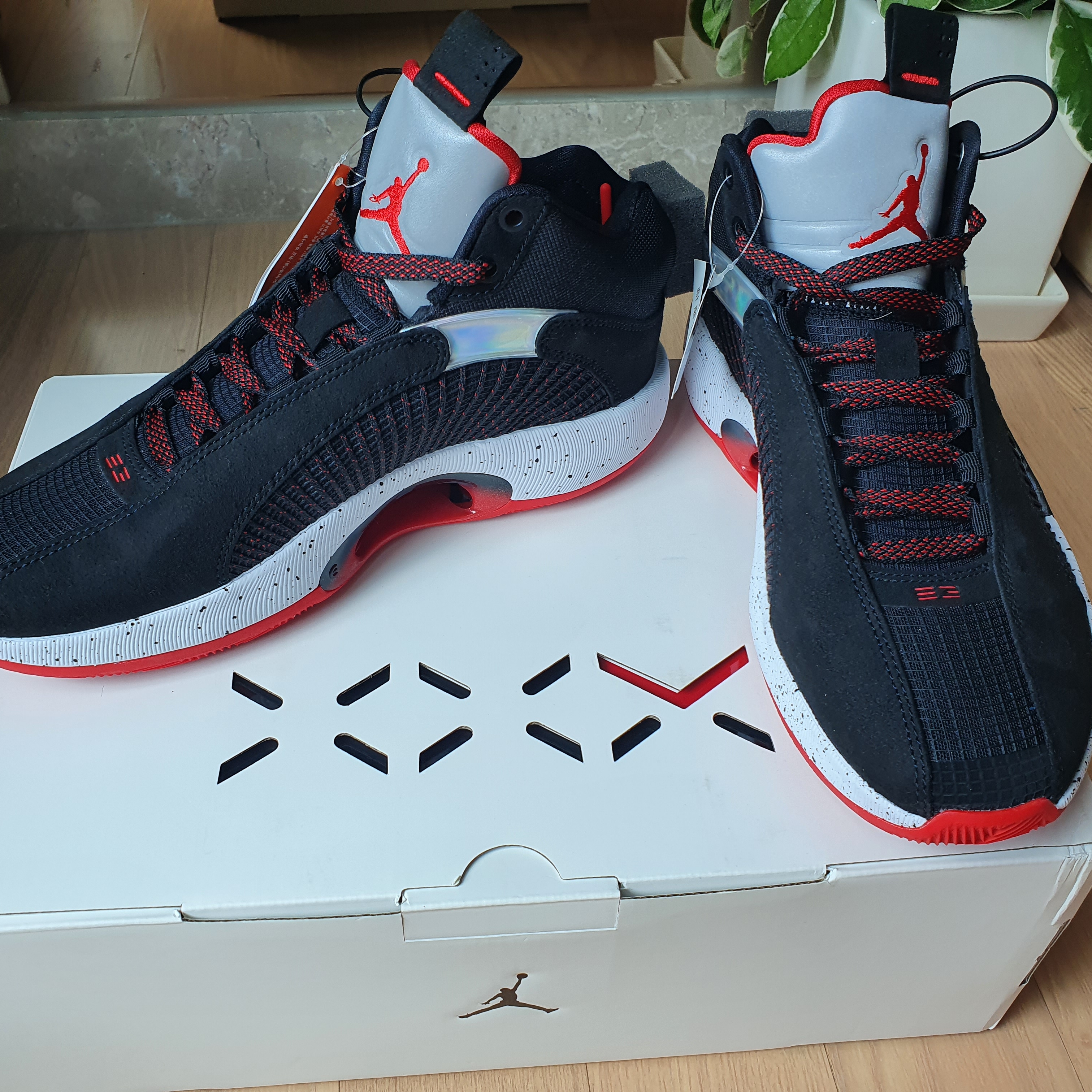 Jordan XXXV PF Bred 착용 스타일 - 4