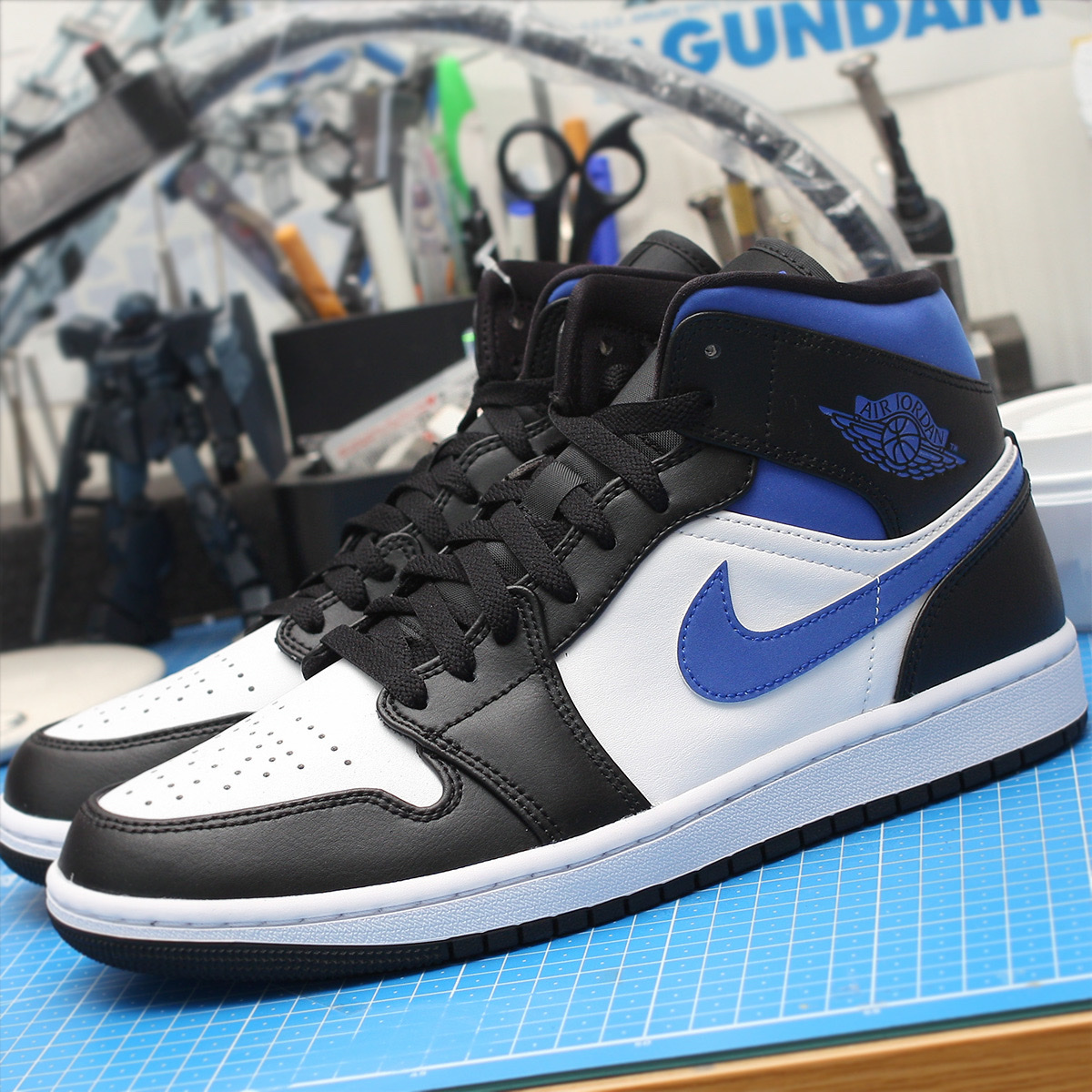 Jordan 1 Mid Racer Blue 착용 스타일 - 1