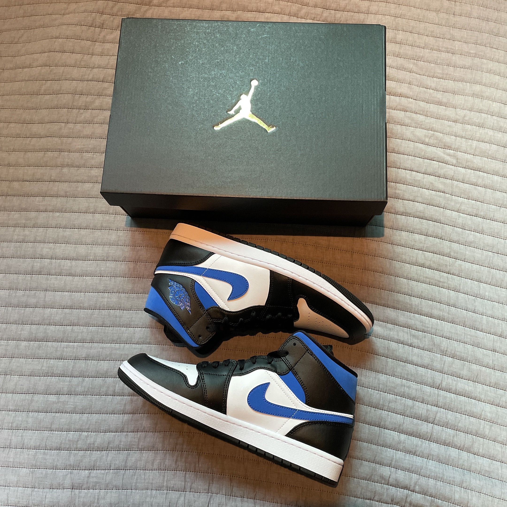 Jordan 1 Mid Racer Blue 착용 스타일 - 3