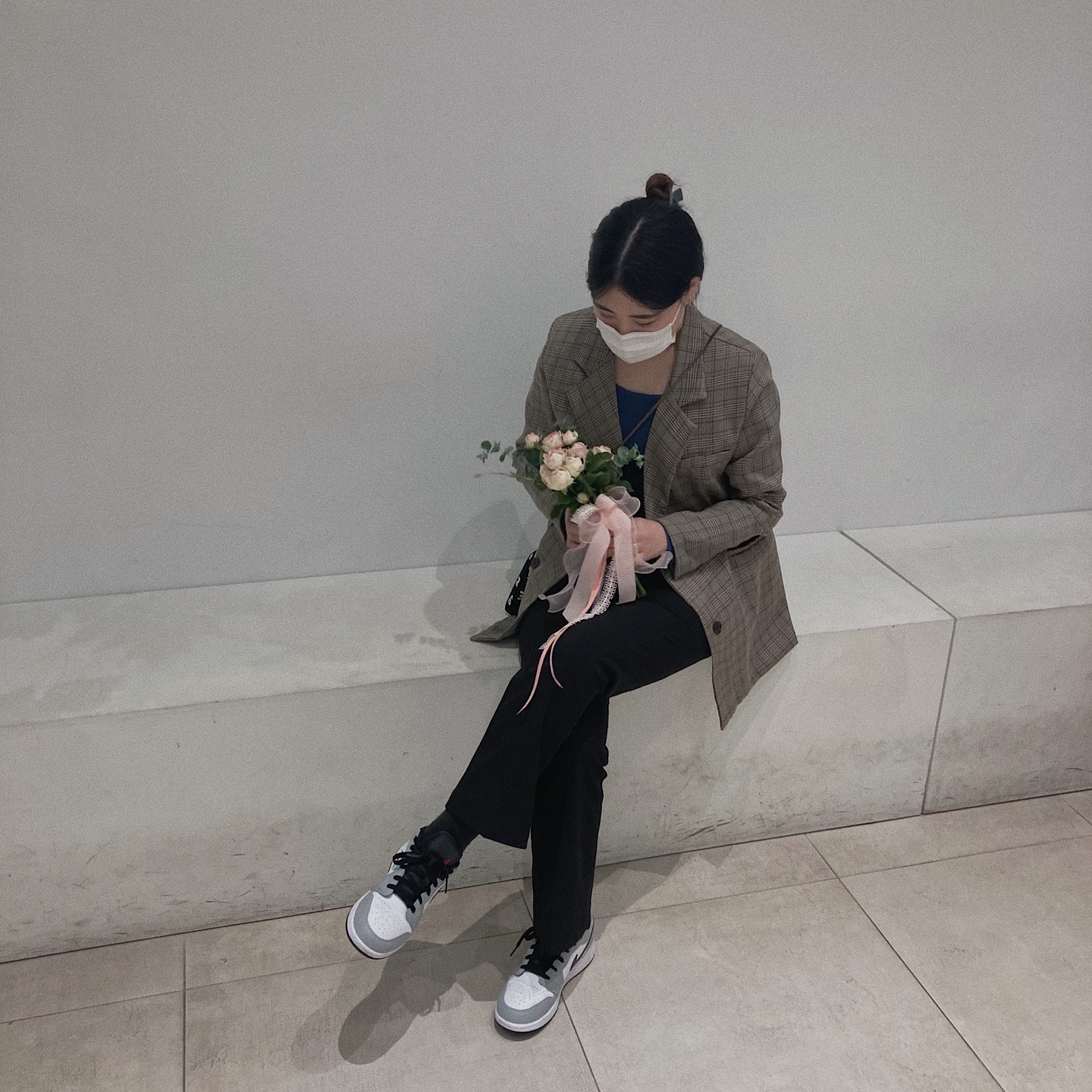 (GS) Jordan 1 Low Light Smoke Grey 착용 스타일