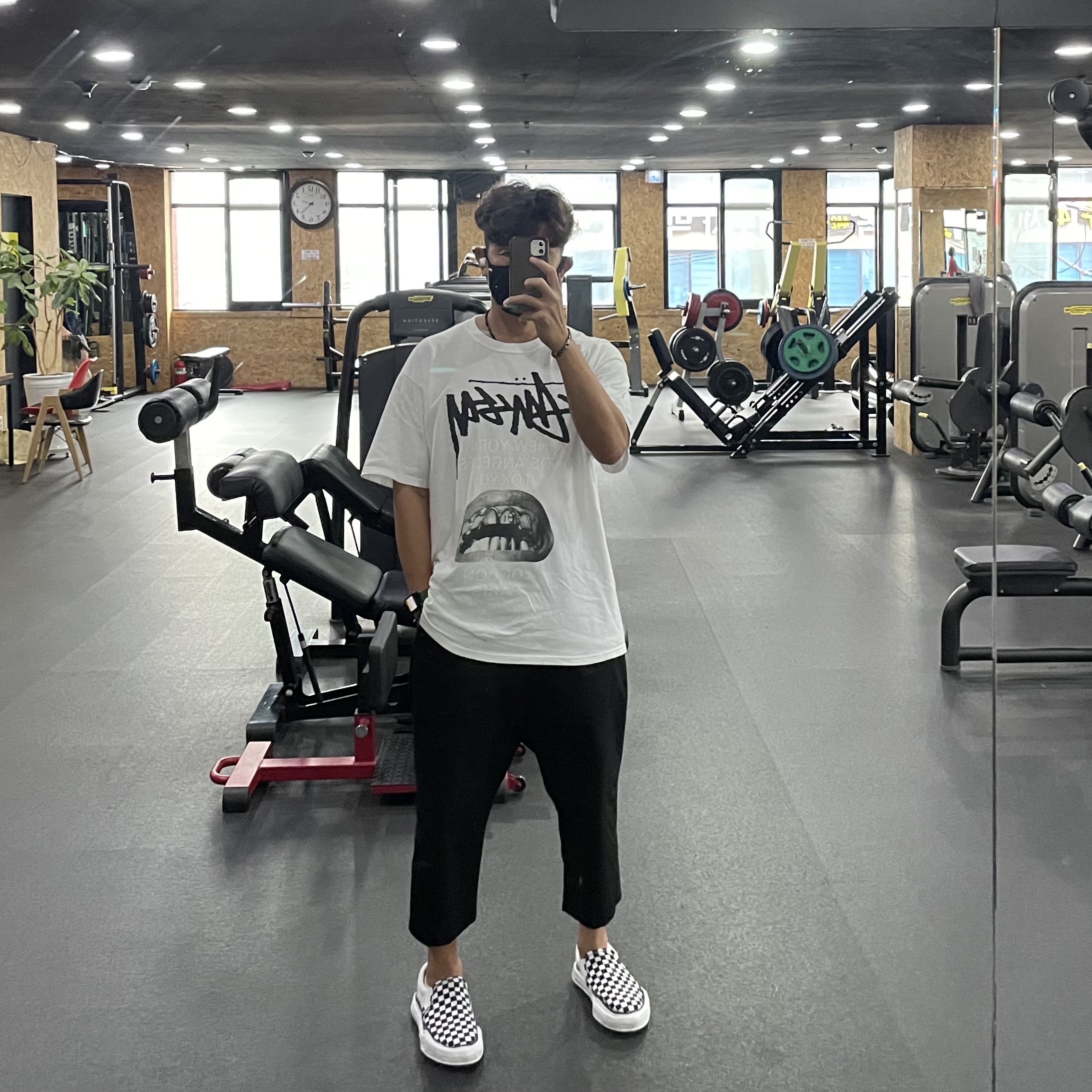 Stussy x Rick Owens 40 WT T-Shirt 착용 스타일
