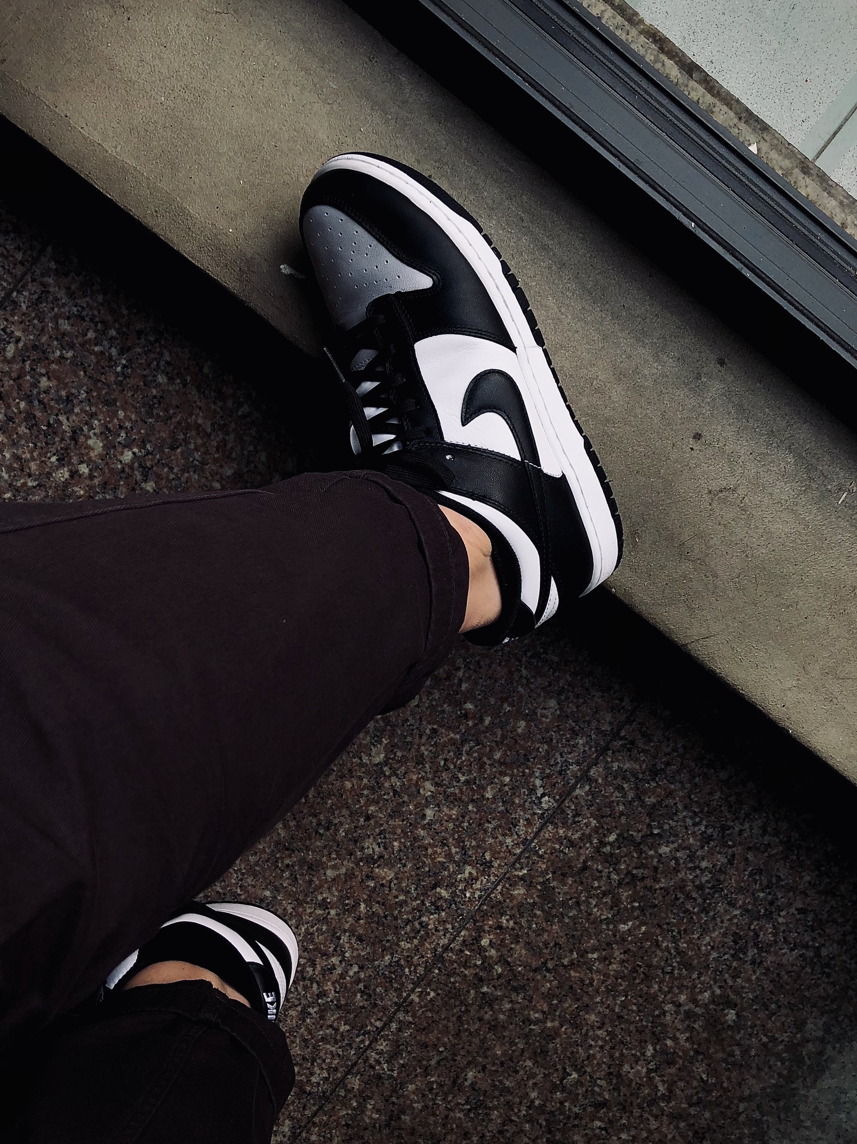 Nike Dunk Low Retro Black 착용 스타일