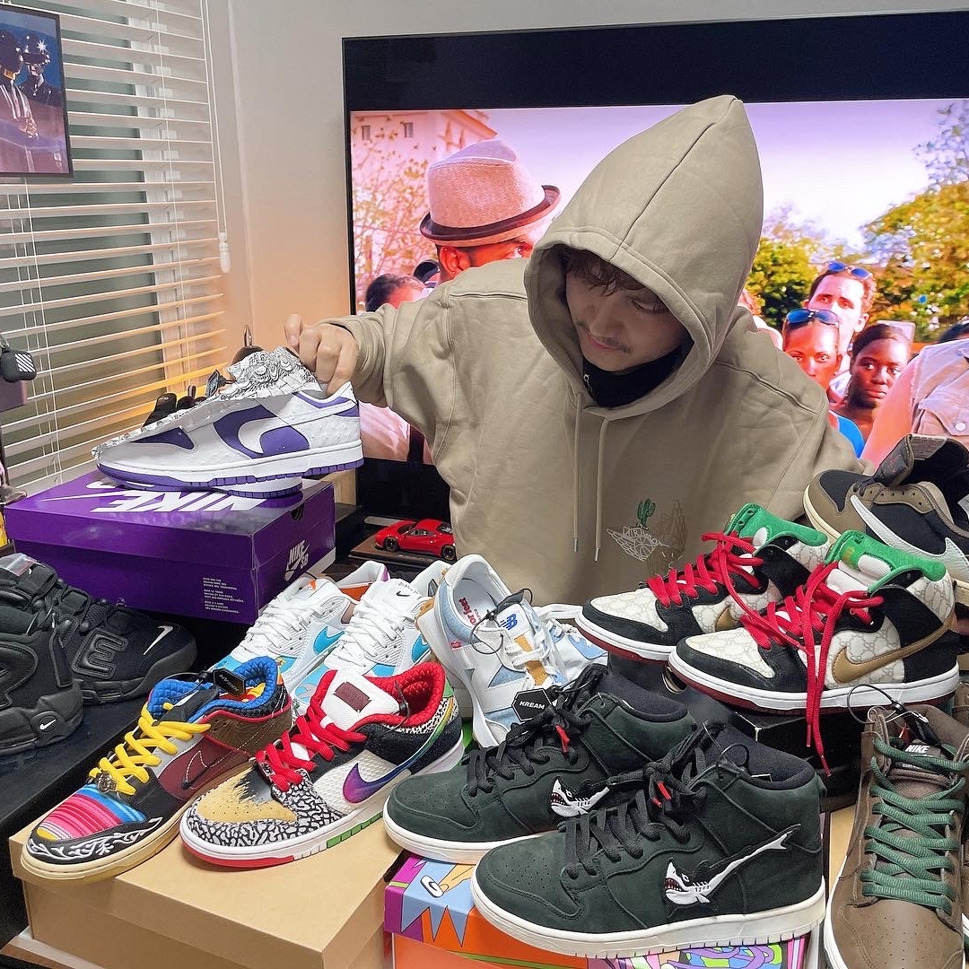 Nike SB Dunk High Oski Shark, (W) Nike Dunk Low SE Flip 착용 스타일