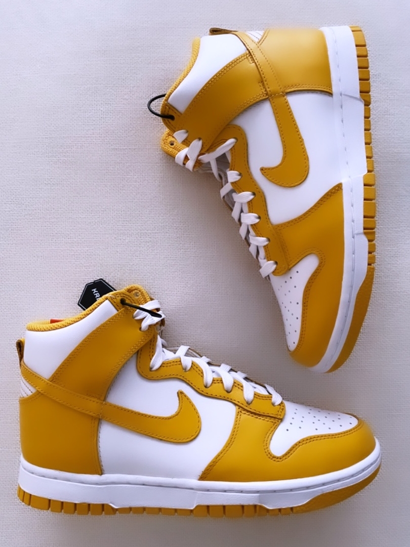 Nike SB Dunk Low Pro Chicago, (W) Nike Dunk High Dark Sulfur 착용 스타일 - 2