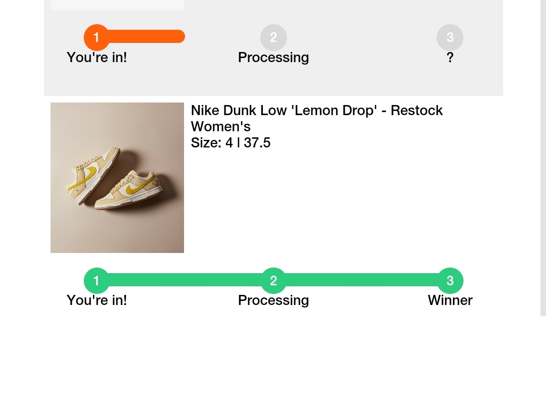 (W) Nike Dunk Low Lemon Drop 착용 스타일