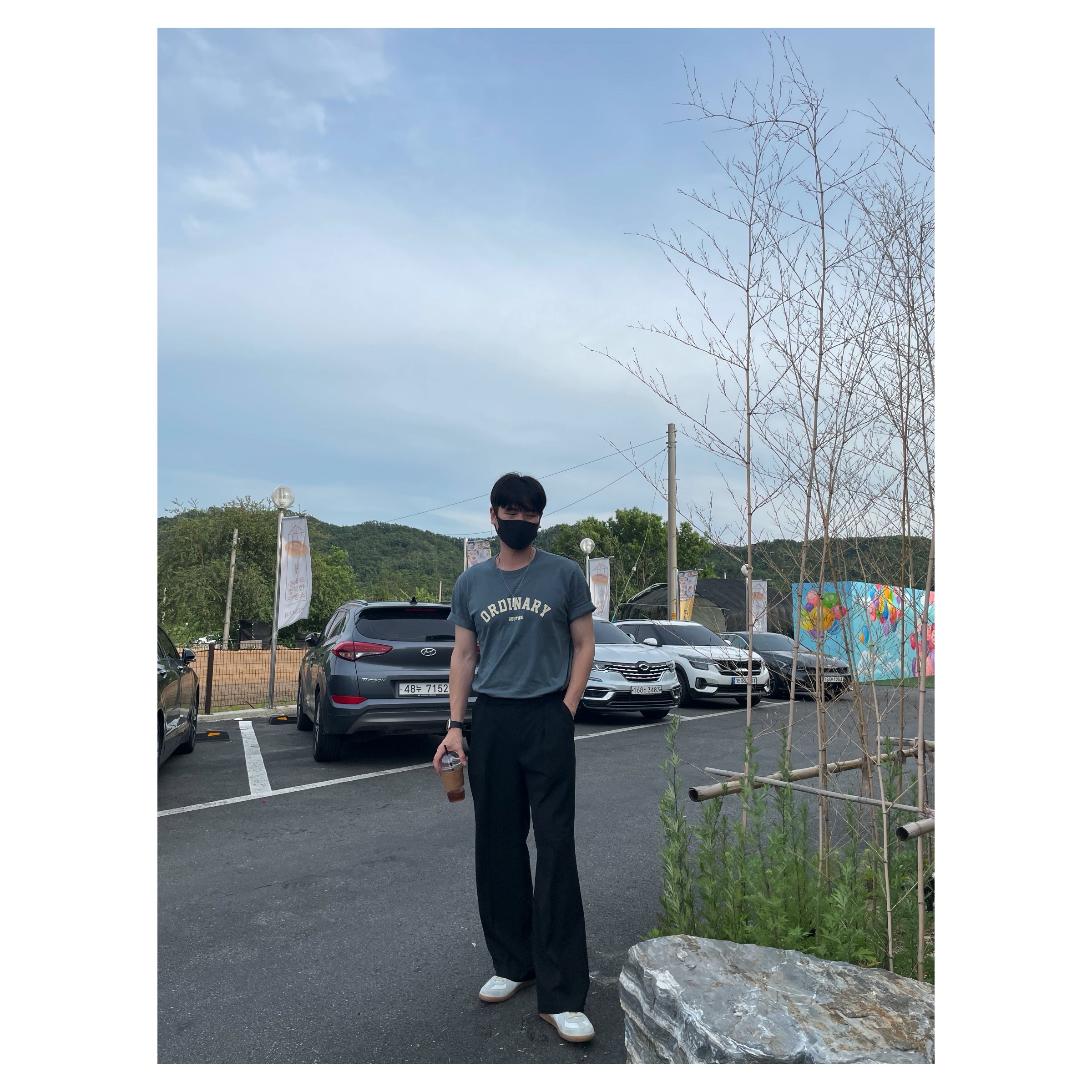 Maison Margiela Calfskin Replica Sneakers 착용 스타일