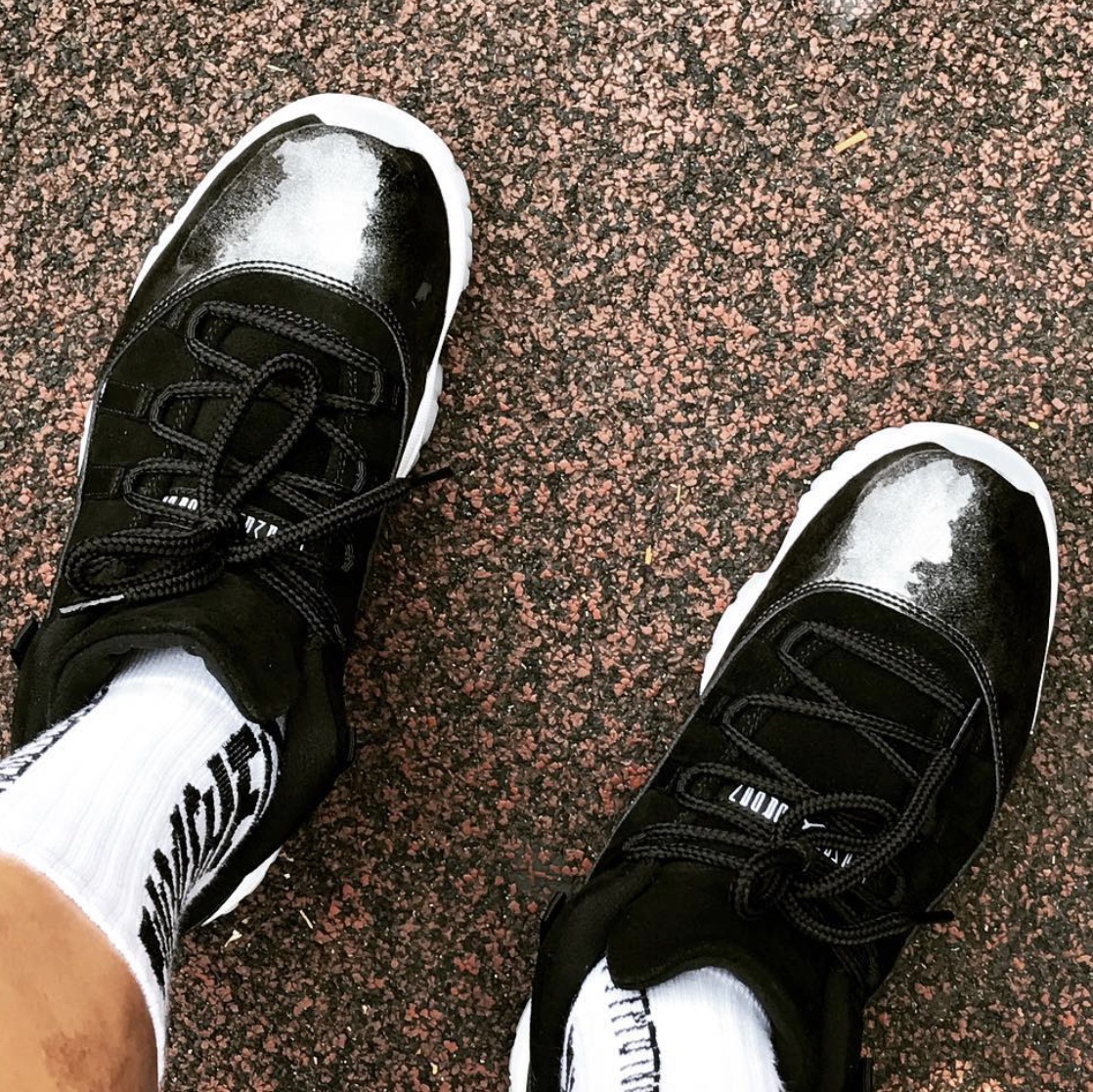 Jordan 11 Retro Low Barons 착용 스타일
