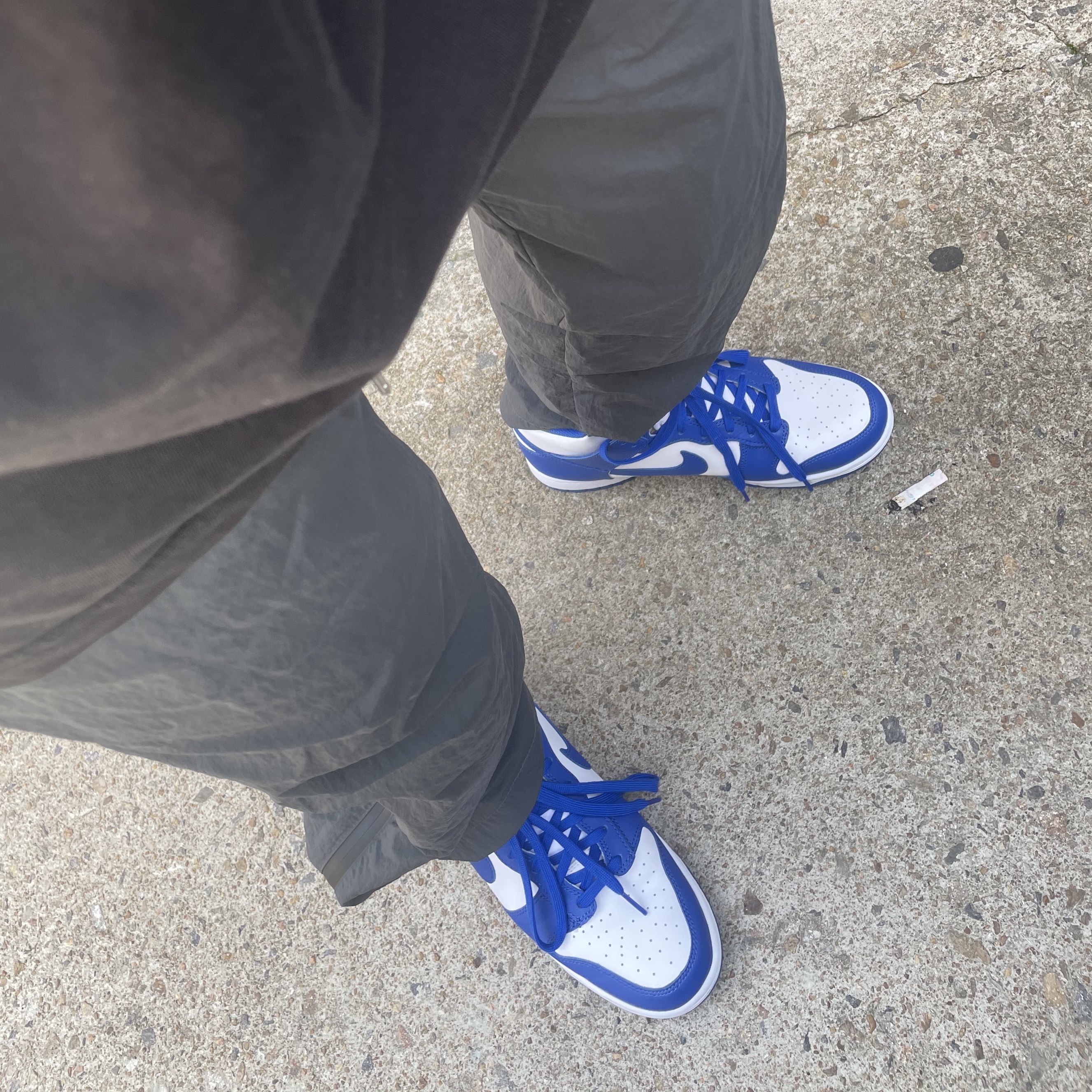 Nike Dunk High Retro Game Royal 착용 스타일