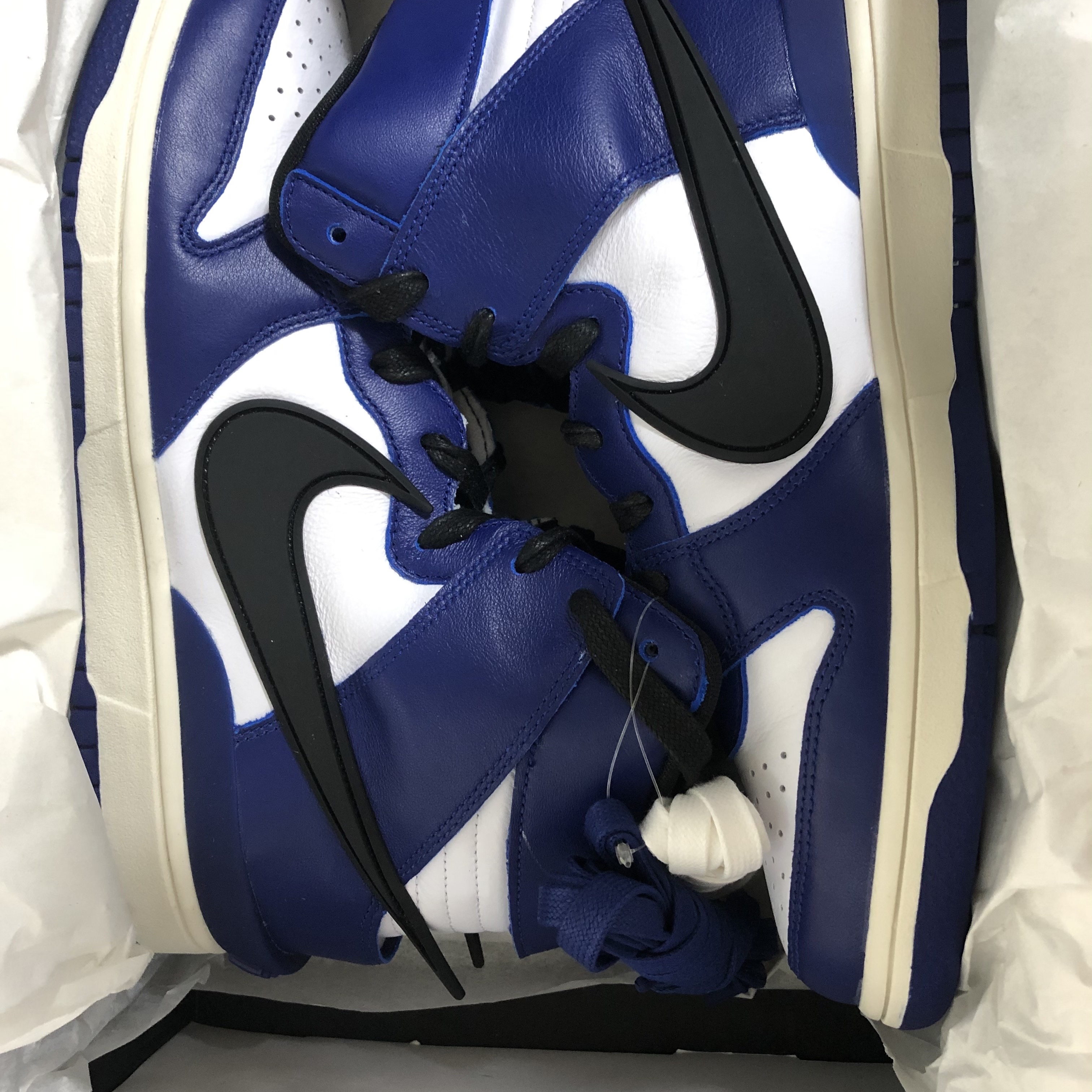 Nike x Ambush Dunk High Deep Royal Blue 착용 스타일