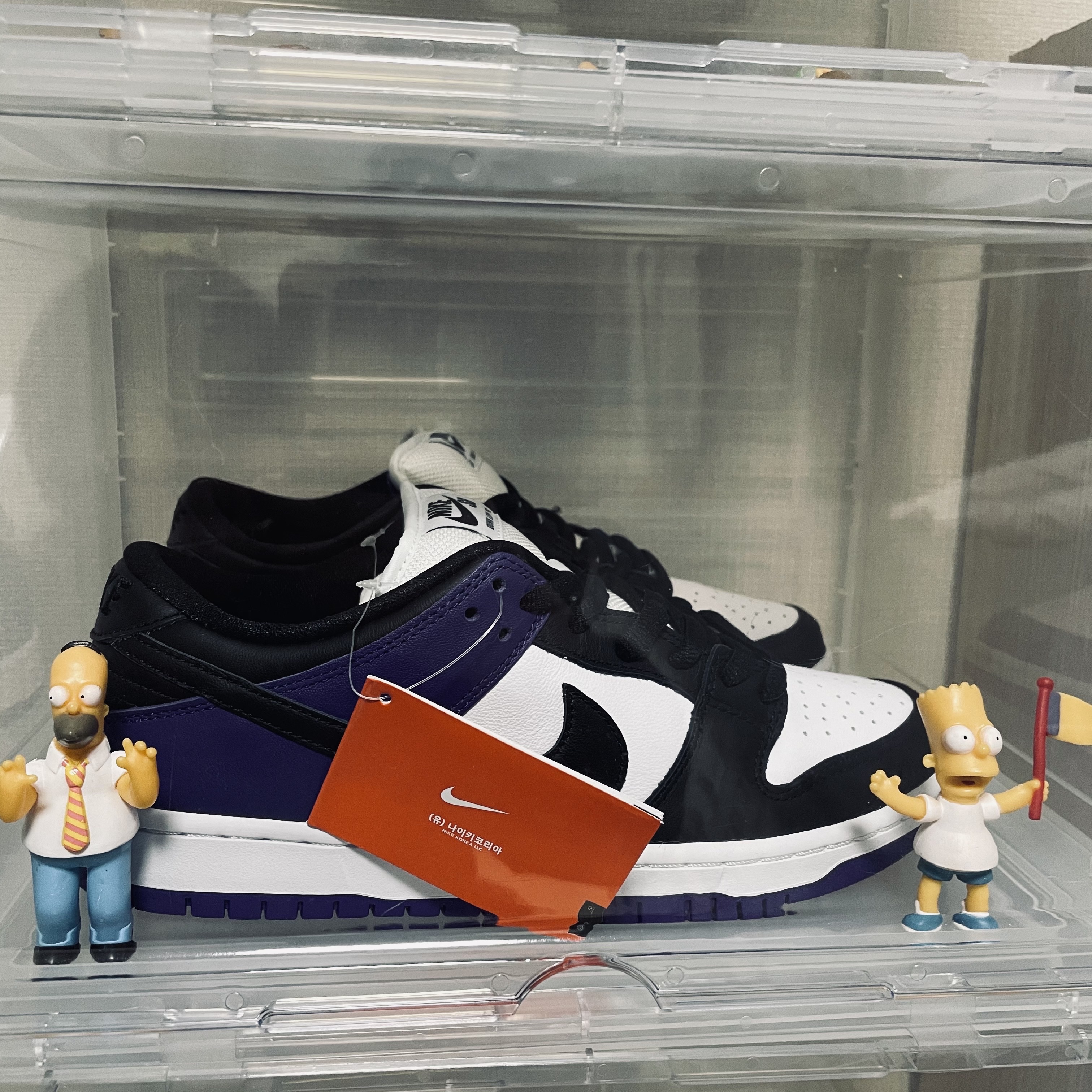 Nike SB Dunk Low Pro Court Purple 착용 스타일 - 2
