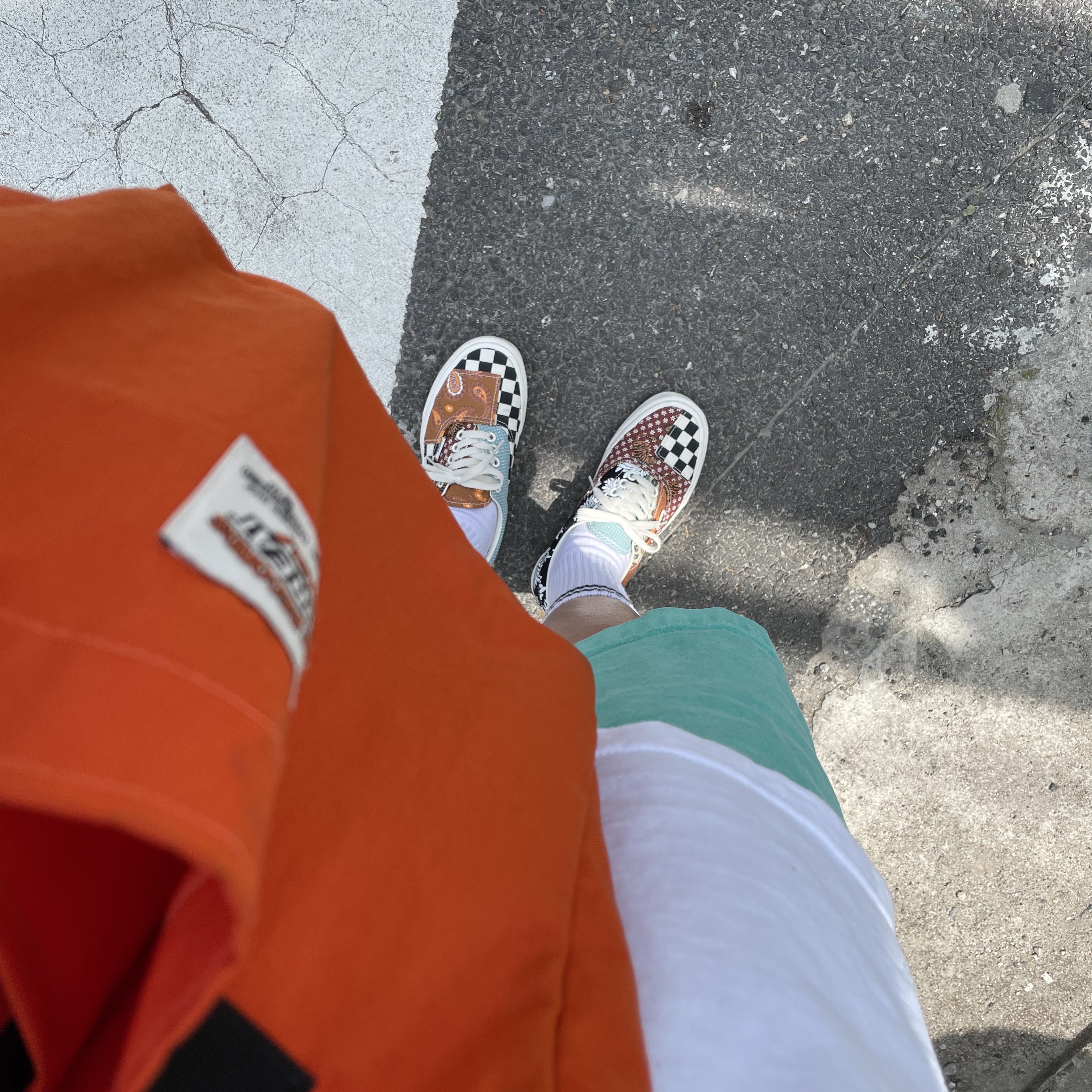 Vans Era Tiger Patchwork 착용 스타일