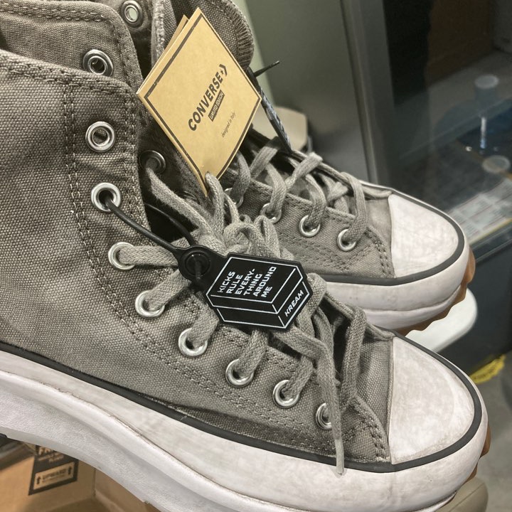 Converse Run Star Hike Hi Smoke 착용 스타일