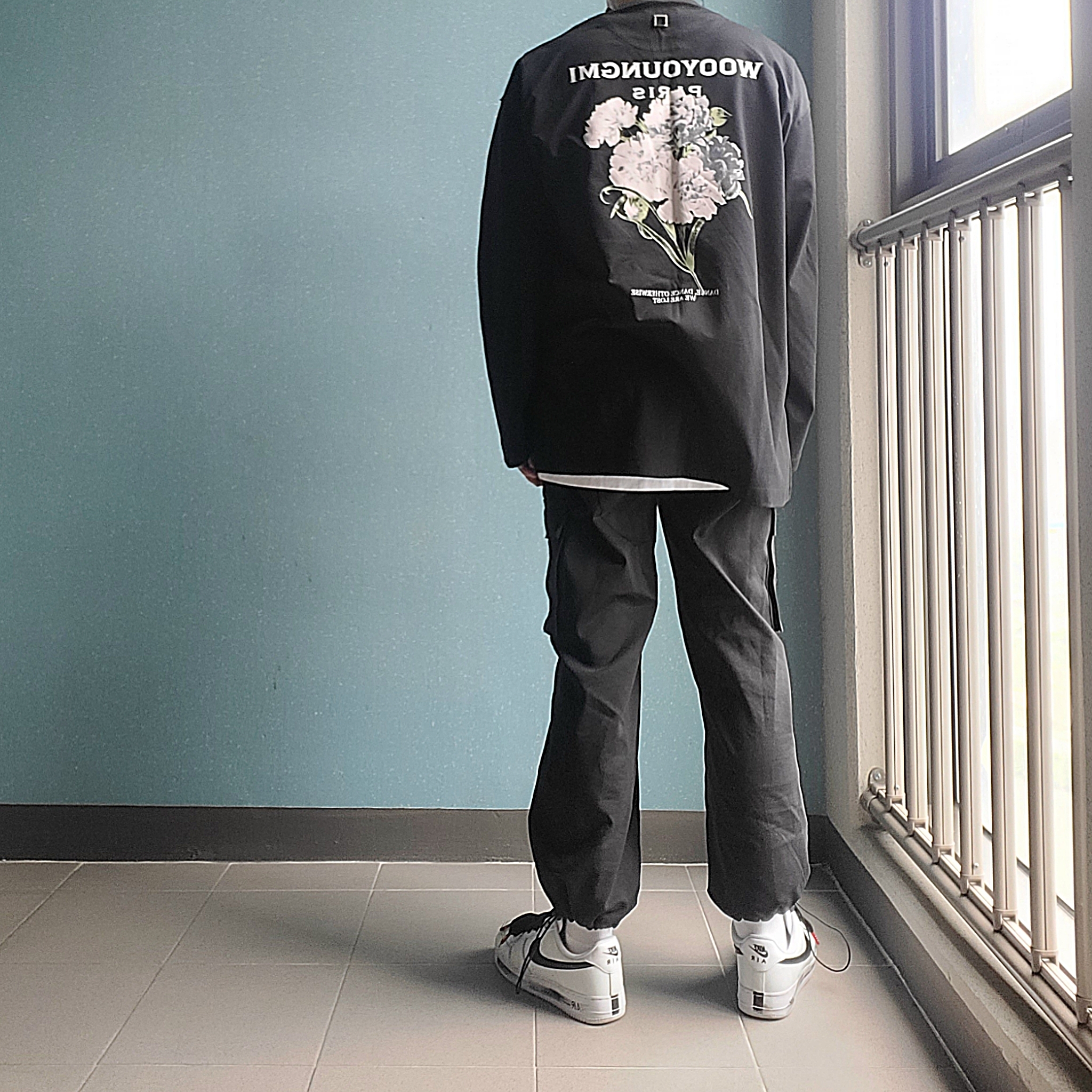 Nike x Peaceminusone Air Force 1 Low Para-Noise 2.0 착용 스타일 - 2