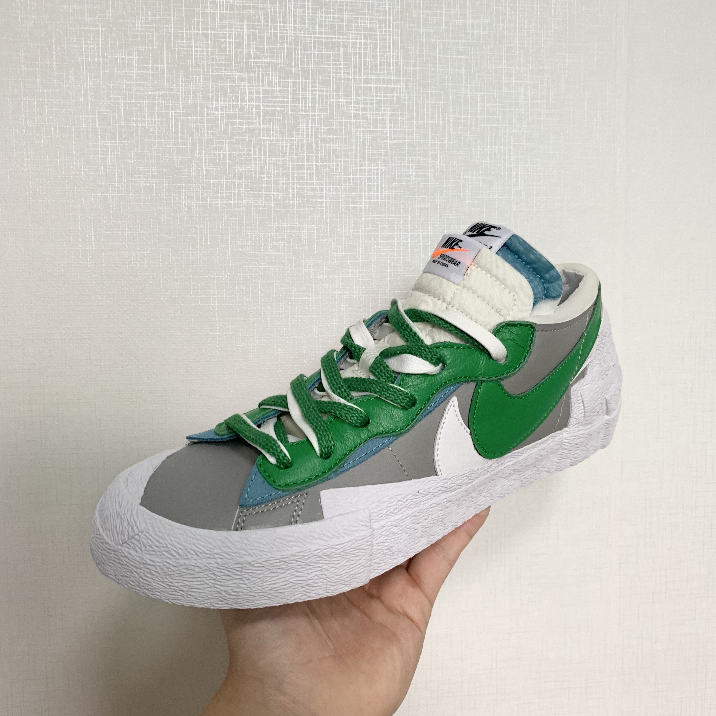 Nike x Sacai Blazer Low Classic Green 착용 스타일