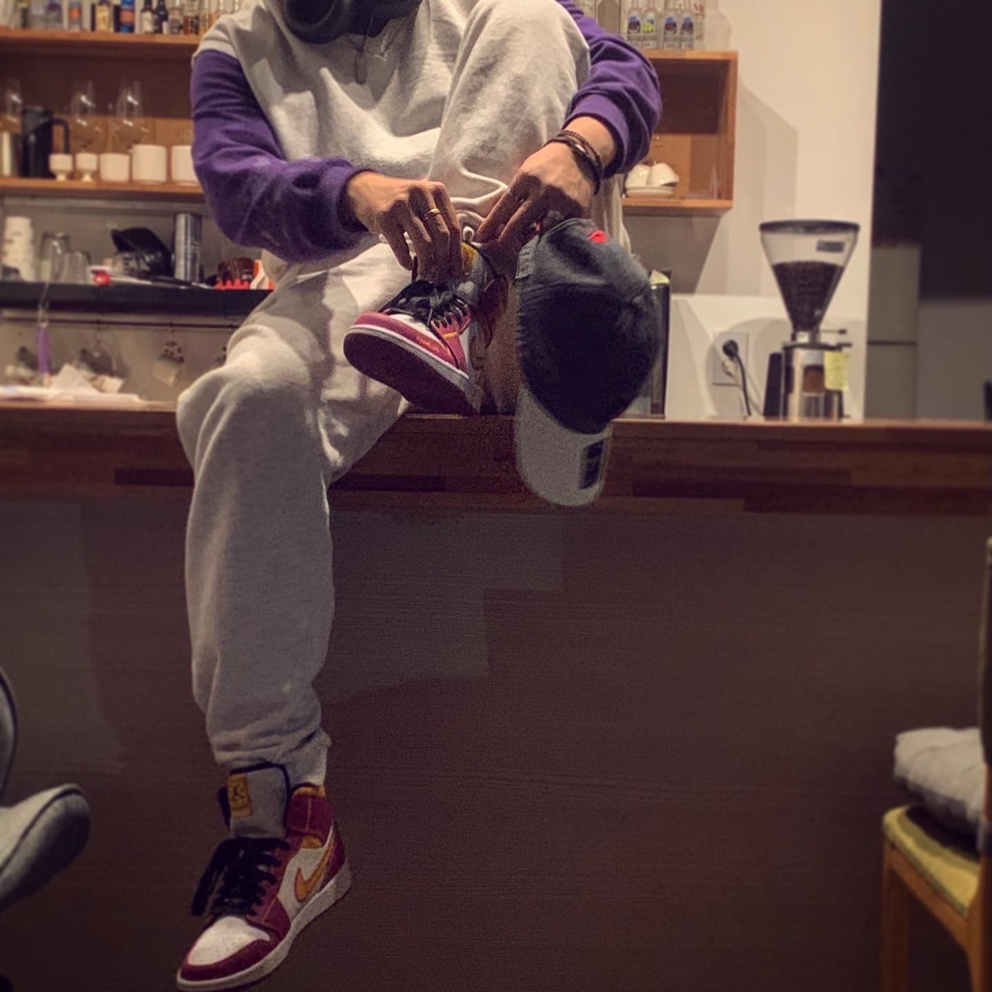 Jordan 1 Mid DOD Familia 착용 스타일 - 2