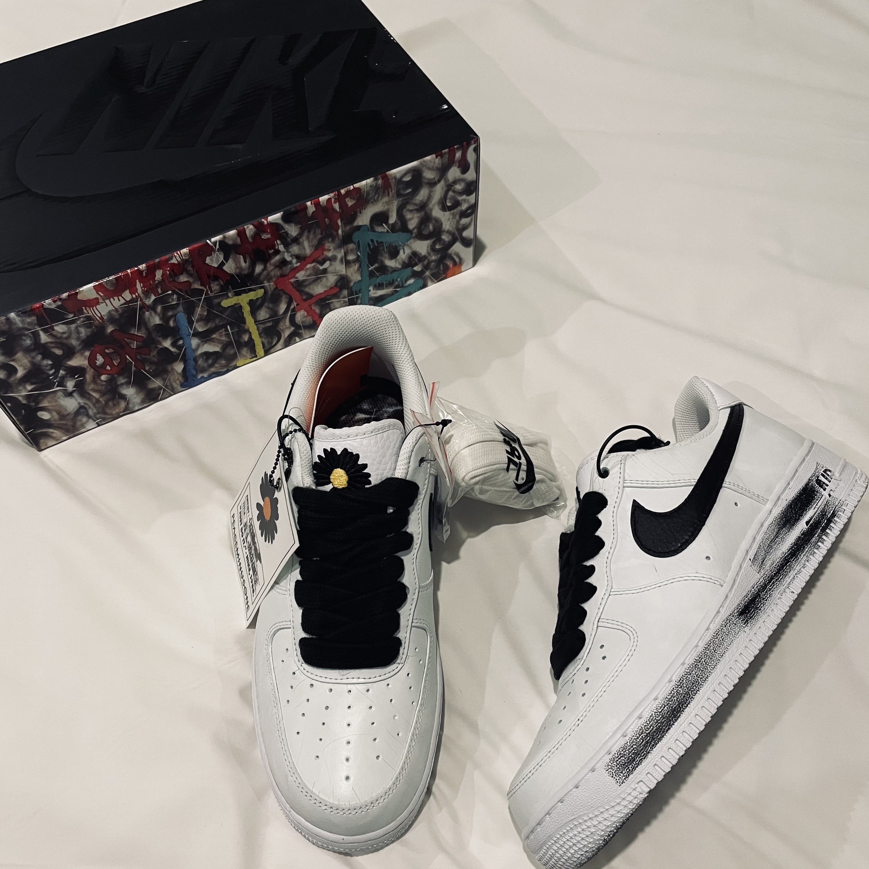 Nike x Peaceminusone Air Force 1 Low Para-Noise 2.0 착용 스타일 - 1