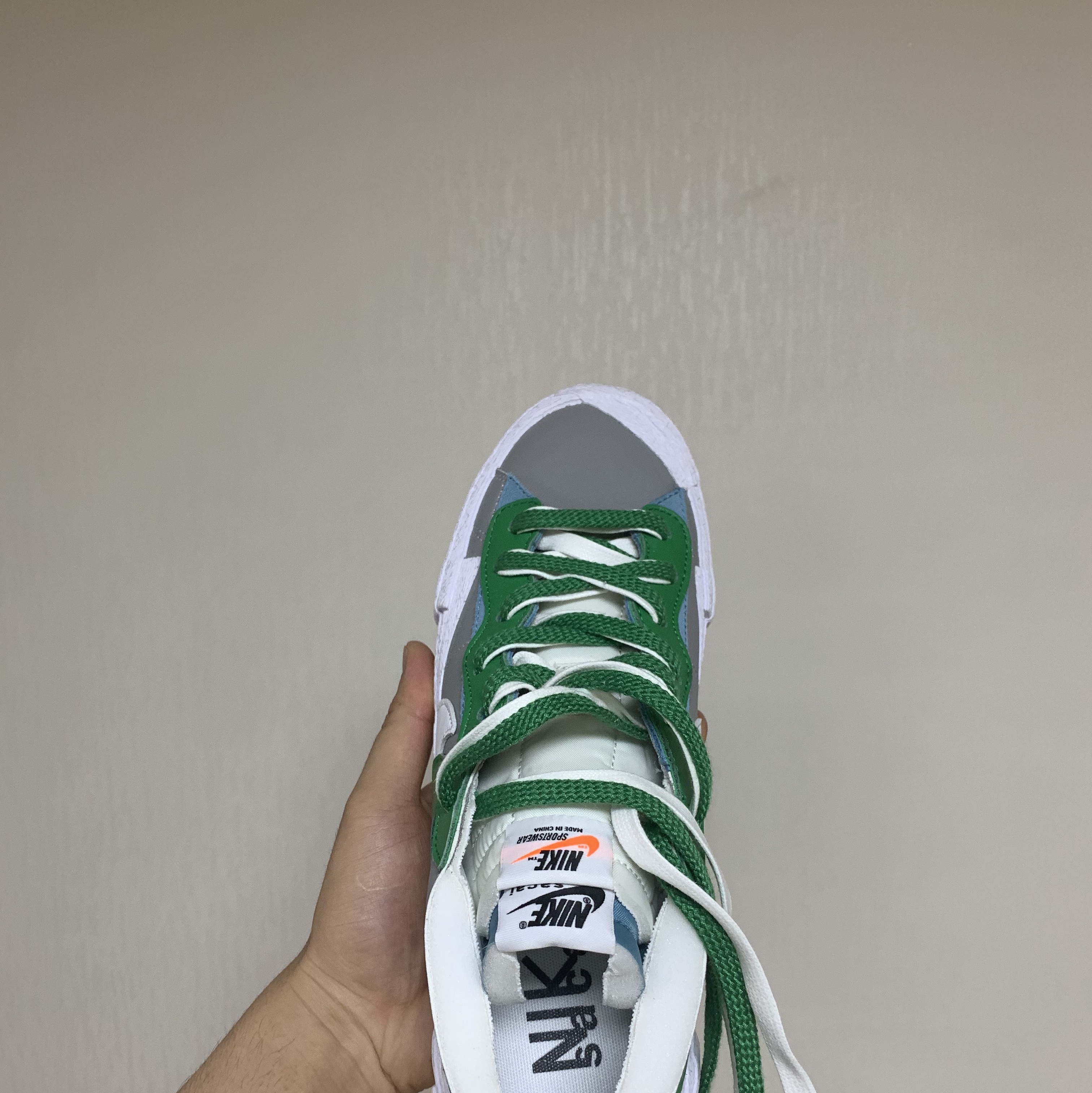 Nike x Sacai Blazer Low Classic Green 착용 스타일 - 3