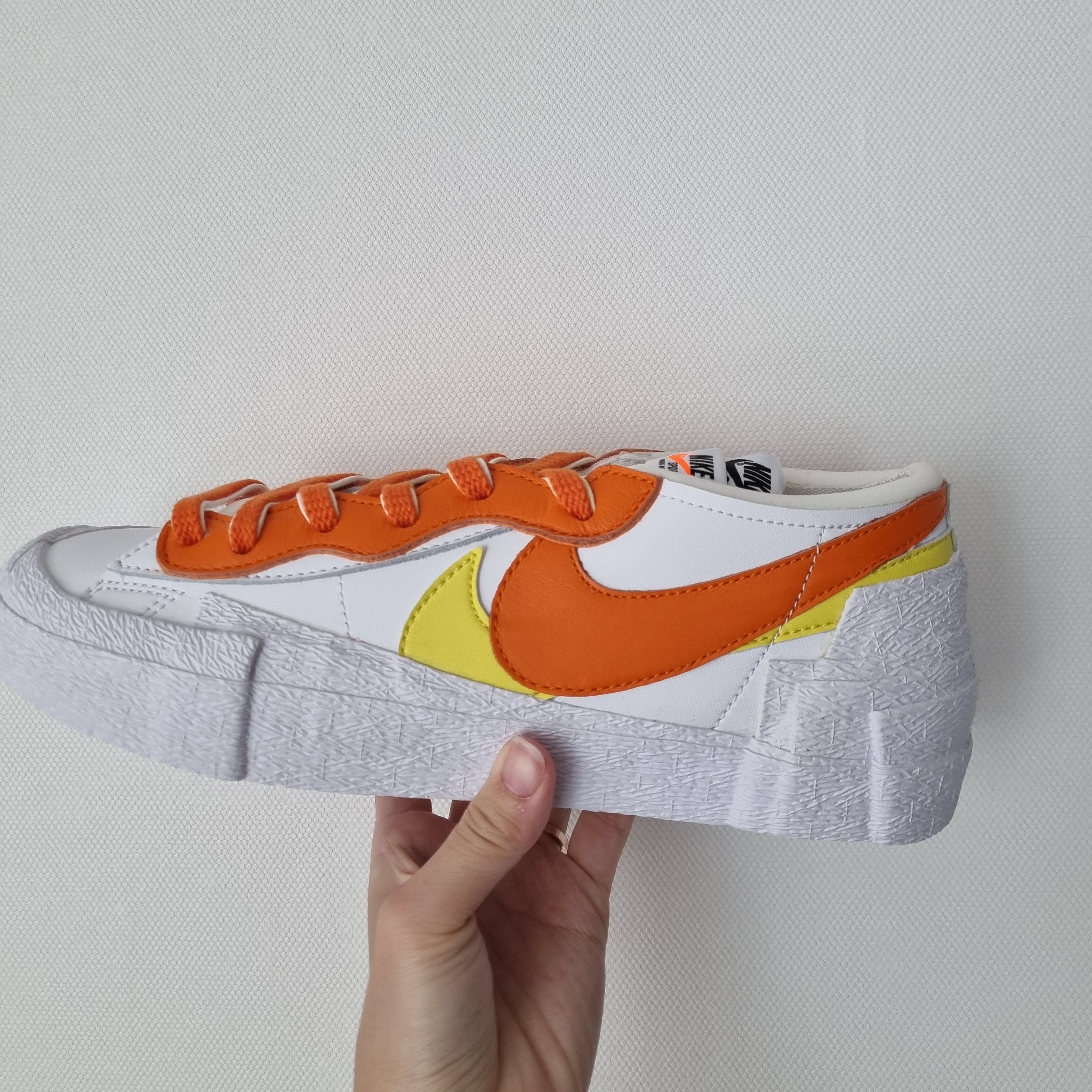 Nike x Sacai Blazer Low Magma Orange 착용 스타일