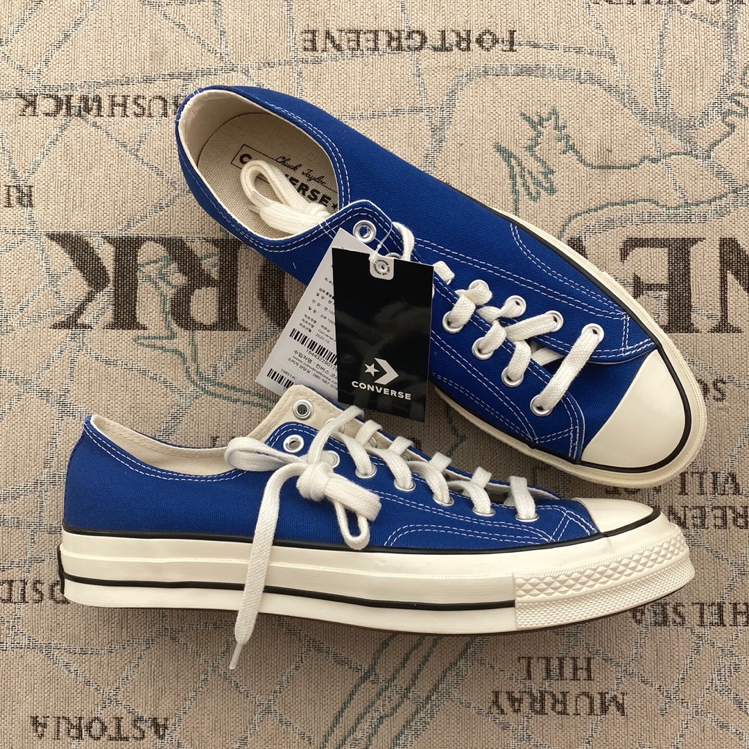 Converse Chuck 70 Ox Vintage Canvas Rush Blue 착용 스타일
