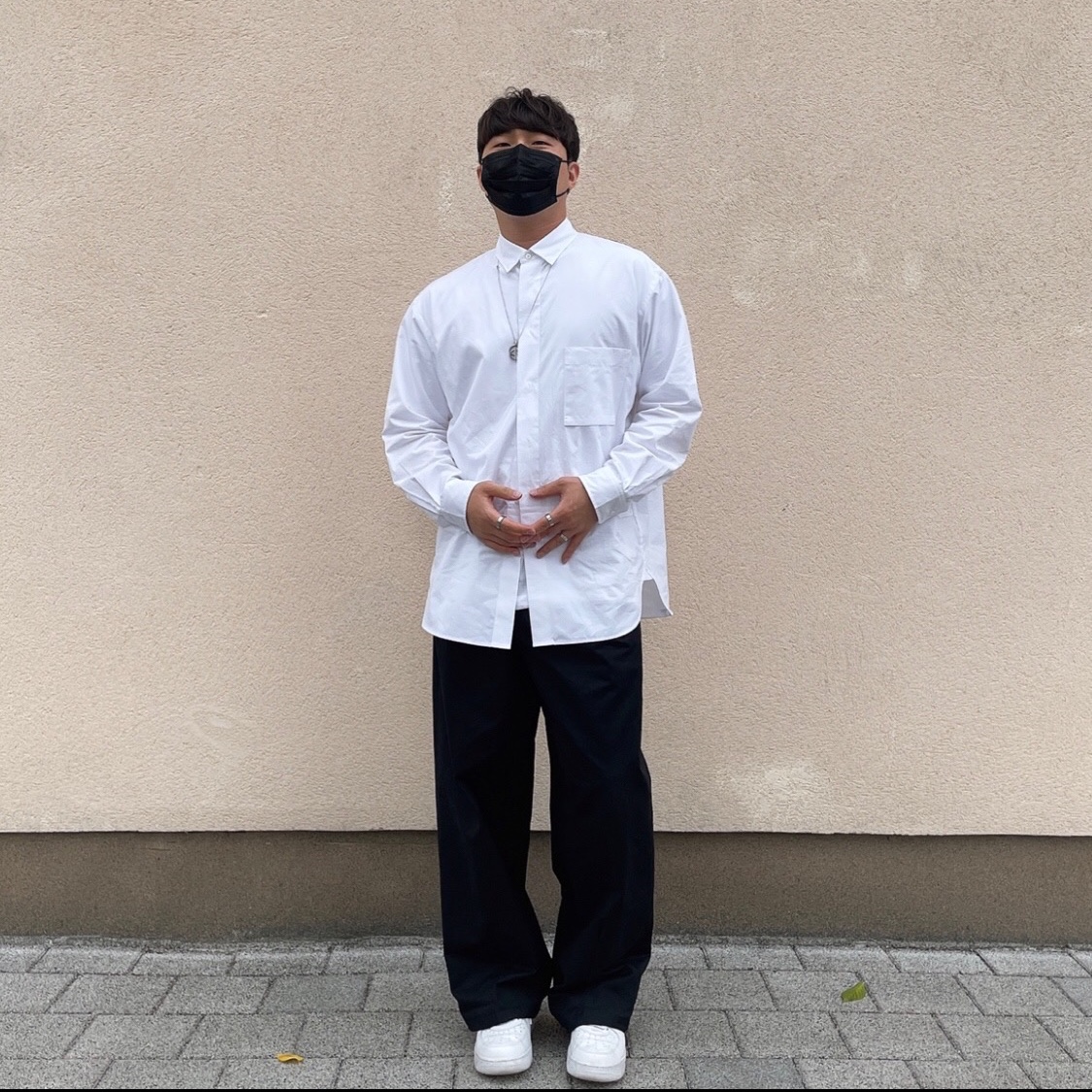 Nike x Supreme Air Force 1 Low White, Nike Air Force 1 '07 Low White 착용 스타일