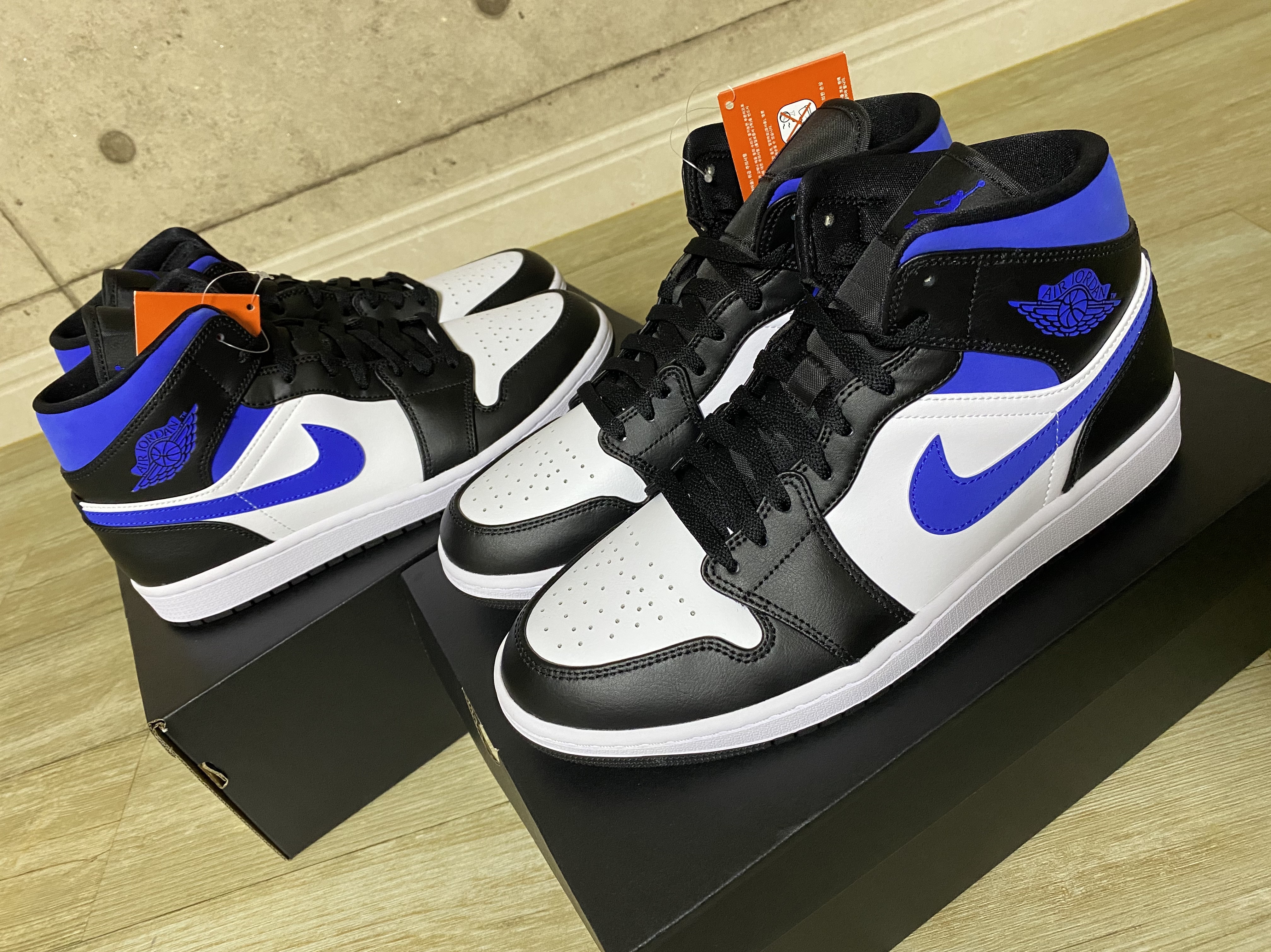 Jordan 1 Mid Racer Blue 착용 스타일