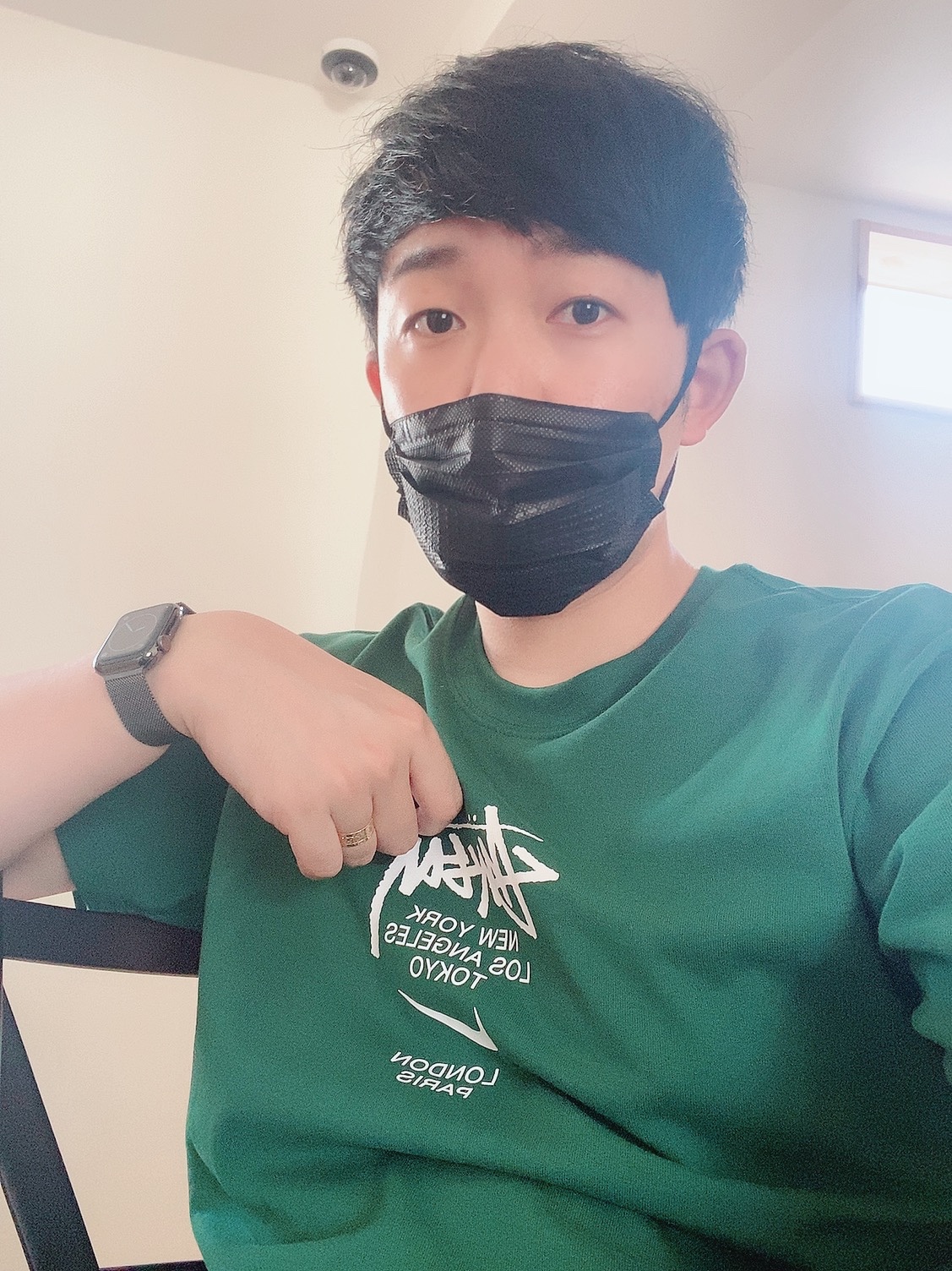 Nike x Stussy WT T-Shirt Green - Asia 착용 스타일