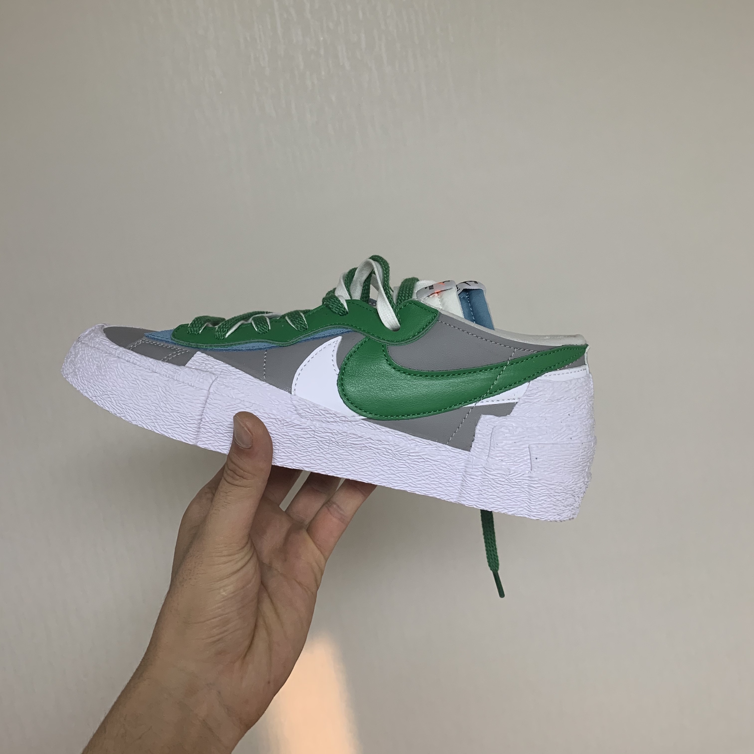 Nike x Sacai Blazer Low Classic Green 착용 스타일 - 1