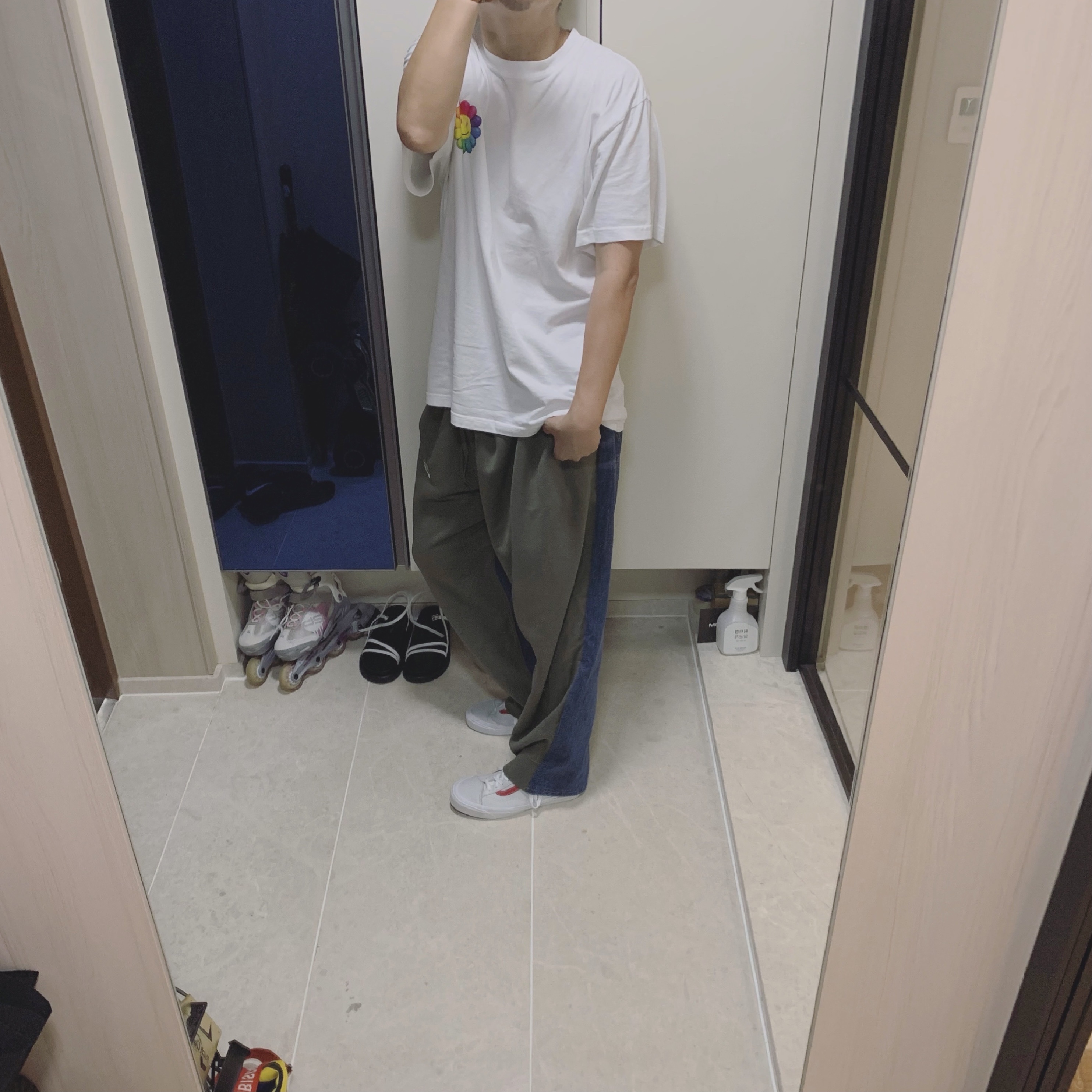 Vans Vault OG Style 36 LX Red 착용 스타일 - 1