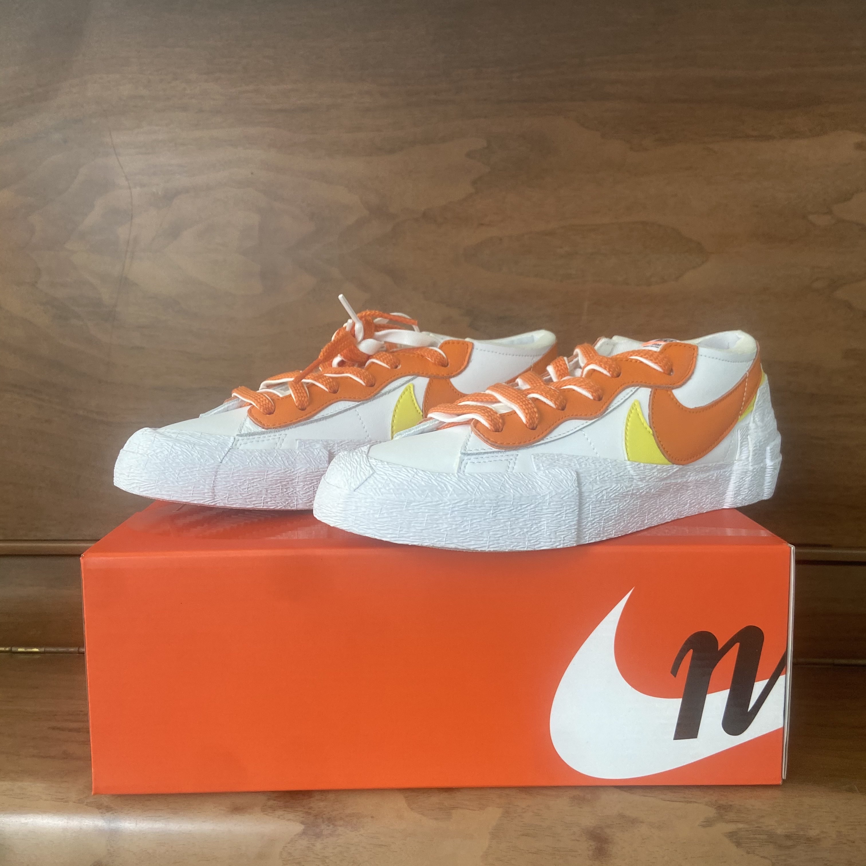 Nike x Sacai Blazer Low Magma Orange 착용 스타일