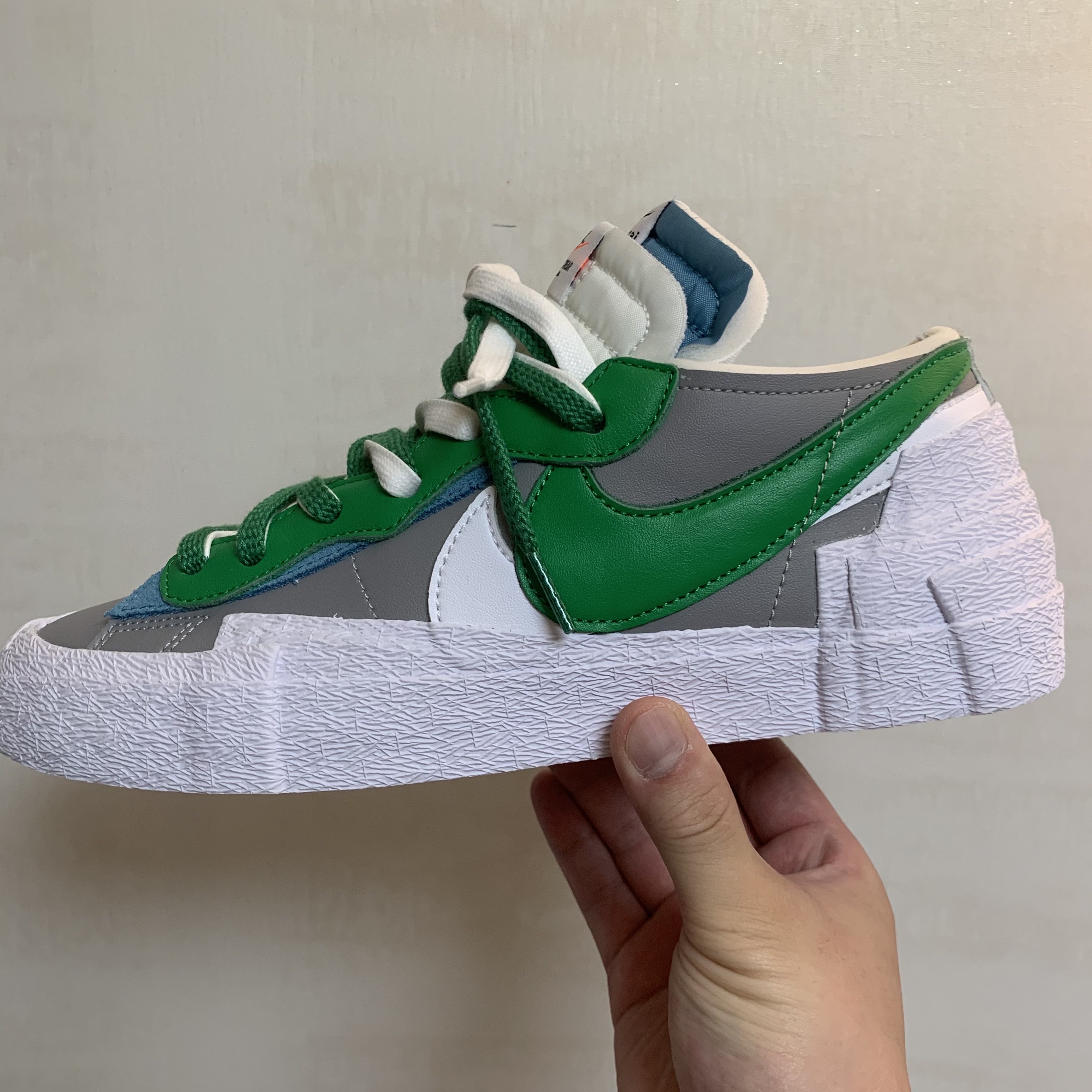 Nike x Sacai Blazer Low Classic Green 착용 스타일 - 3