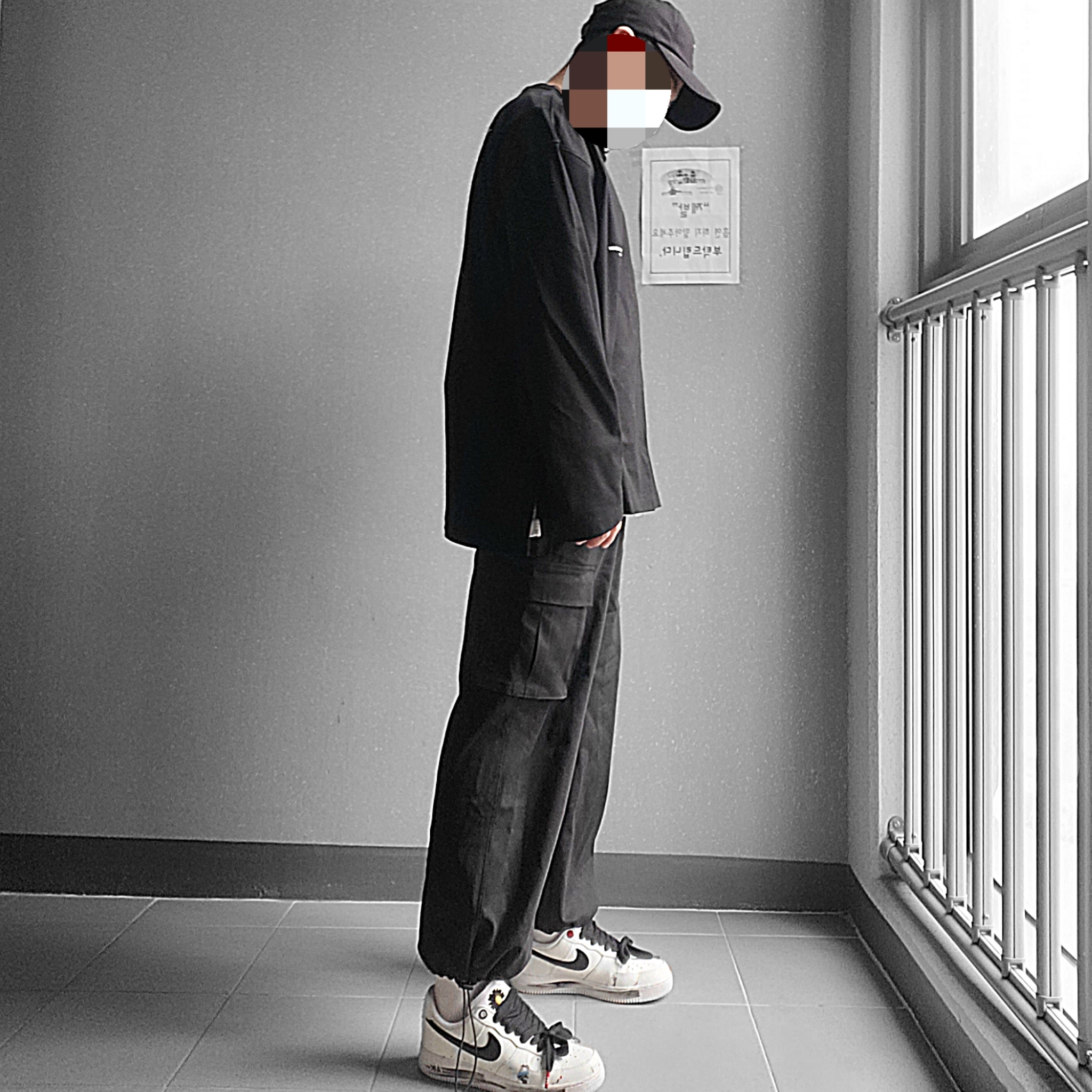 Nike x Peaceminusone Air Force 1 Low Para-Noise 2.0 착용 스타일 - 1