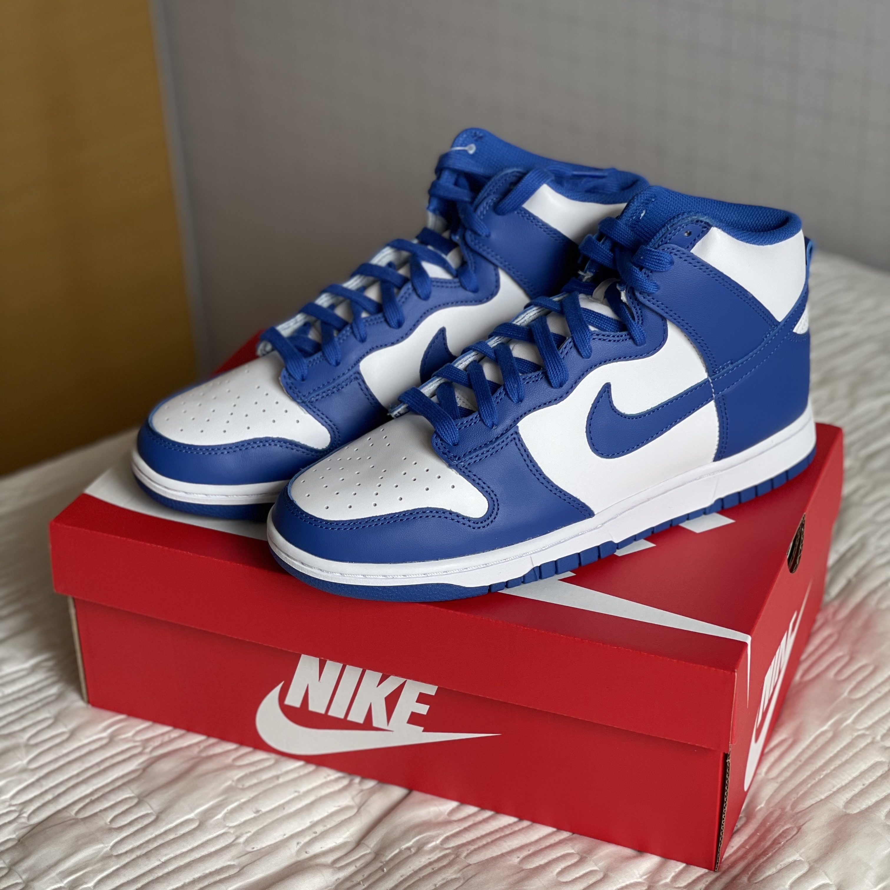 Nike Dunk High Retro Game Royal 착용 스타일 - 2