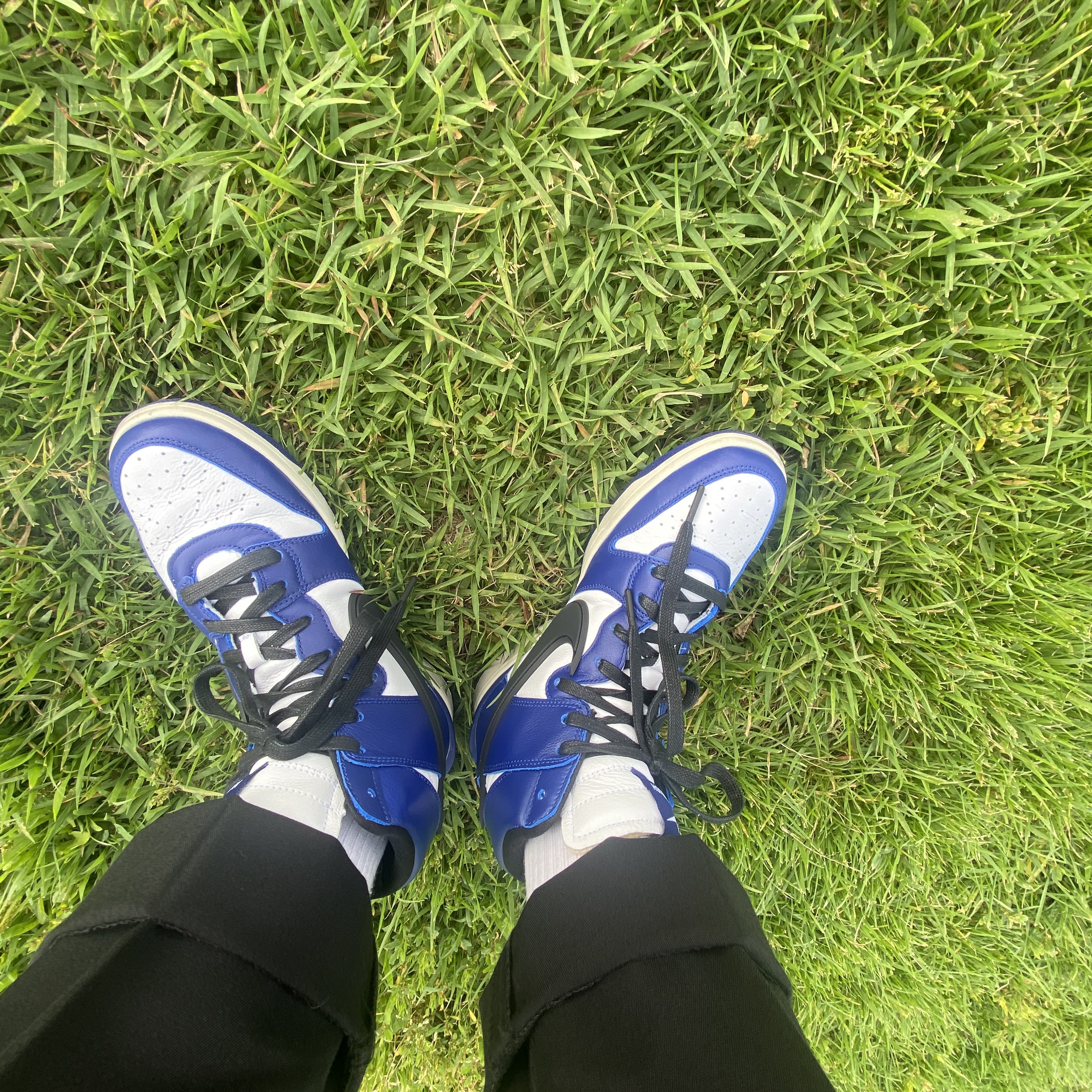 Nike x Ambush Dunk High Deep Royal Blue 착용 스타일