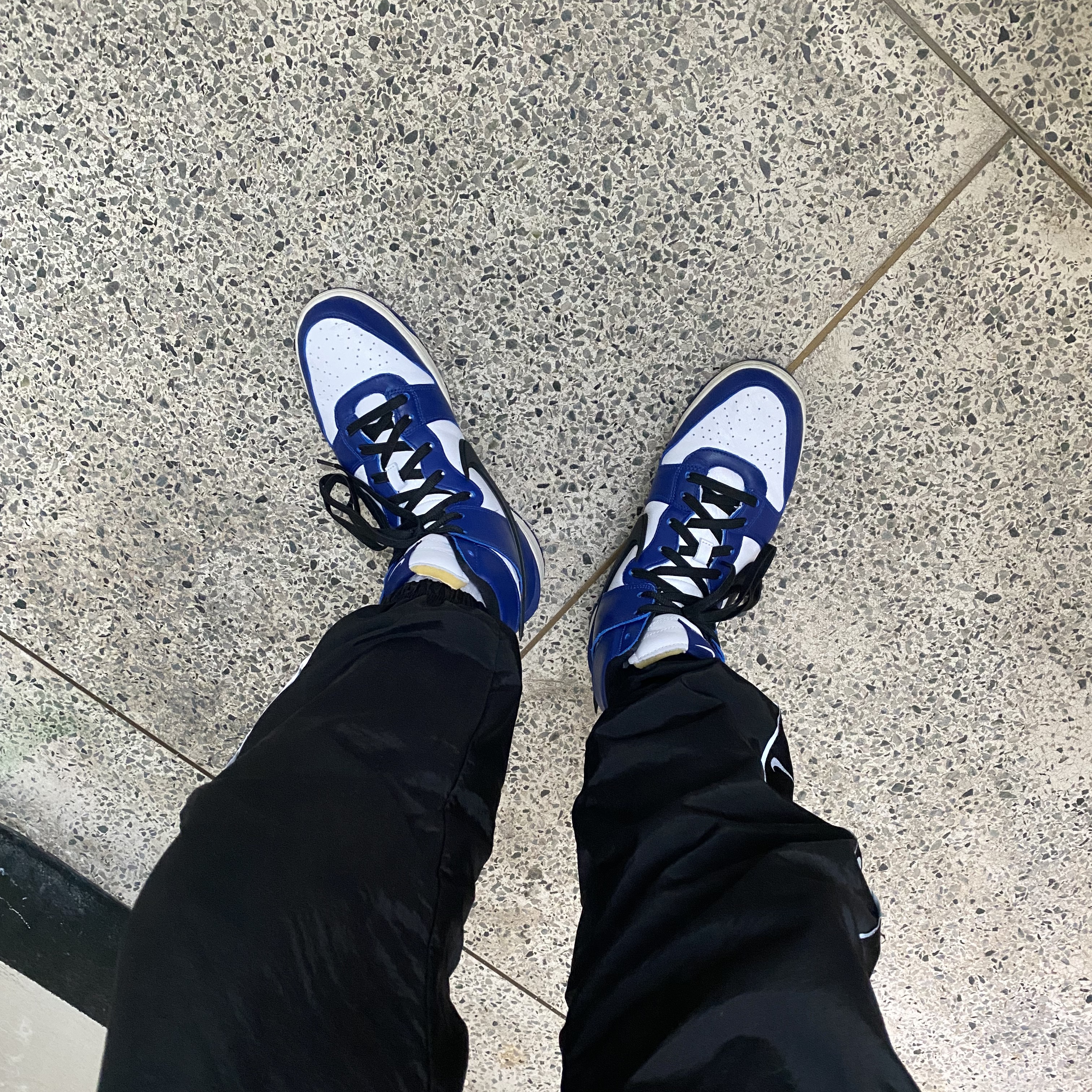 Nike x Ambush Dunk High Deep Royal Blue 착용 스타일 - 2