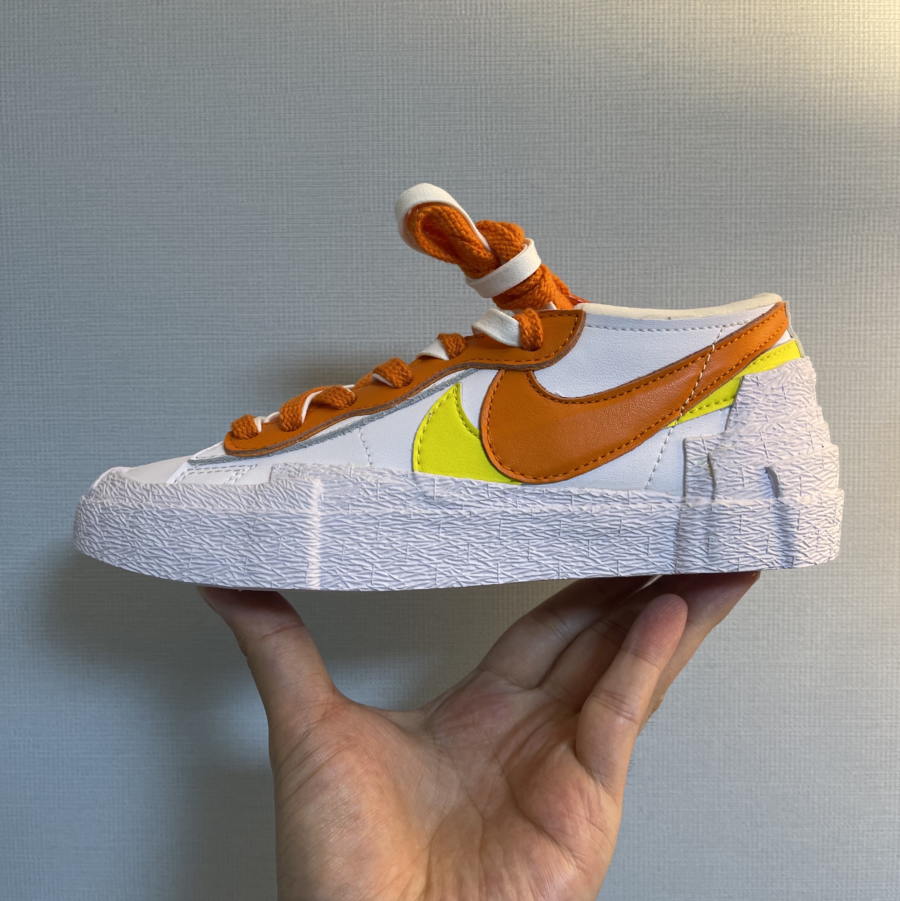 Nike x Sacai Blazer Low Magma Orange 착용 스타일