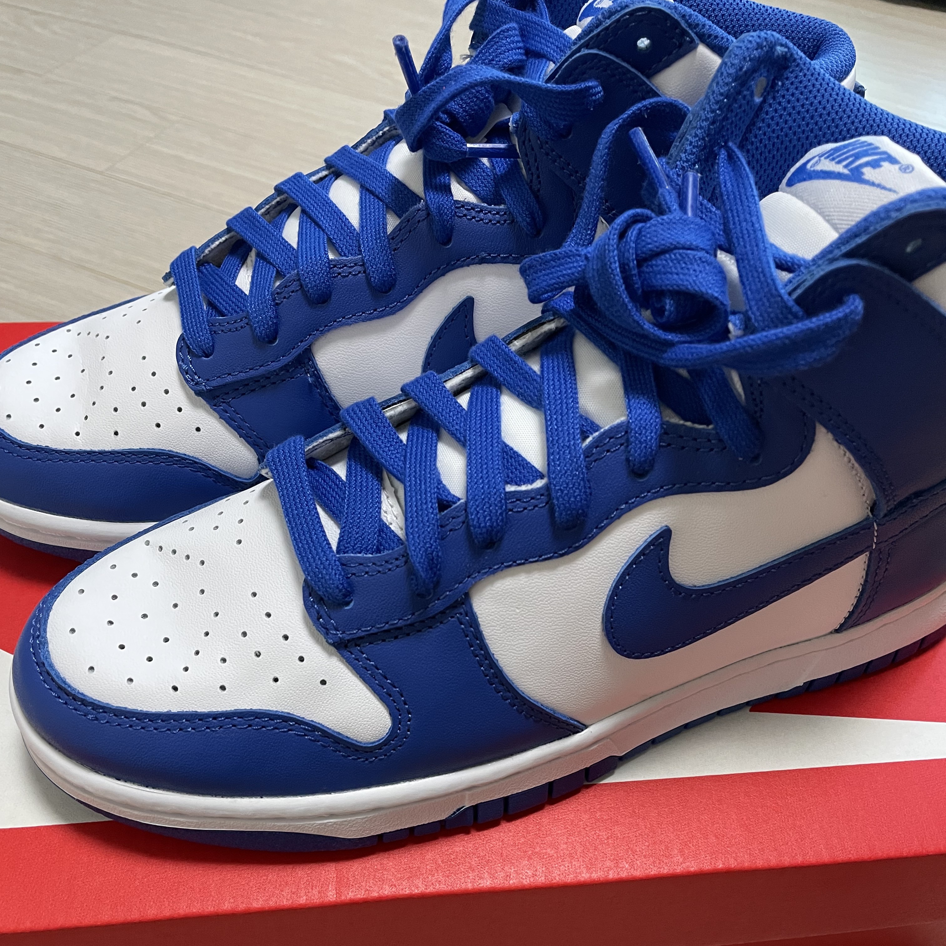 Nike Dunk High Retro Game Royal 착용 스타일