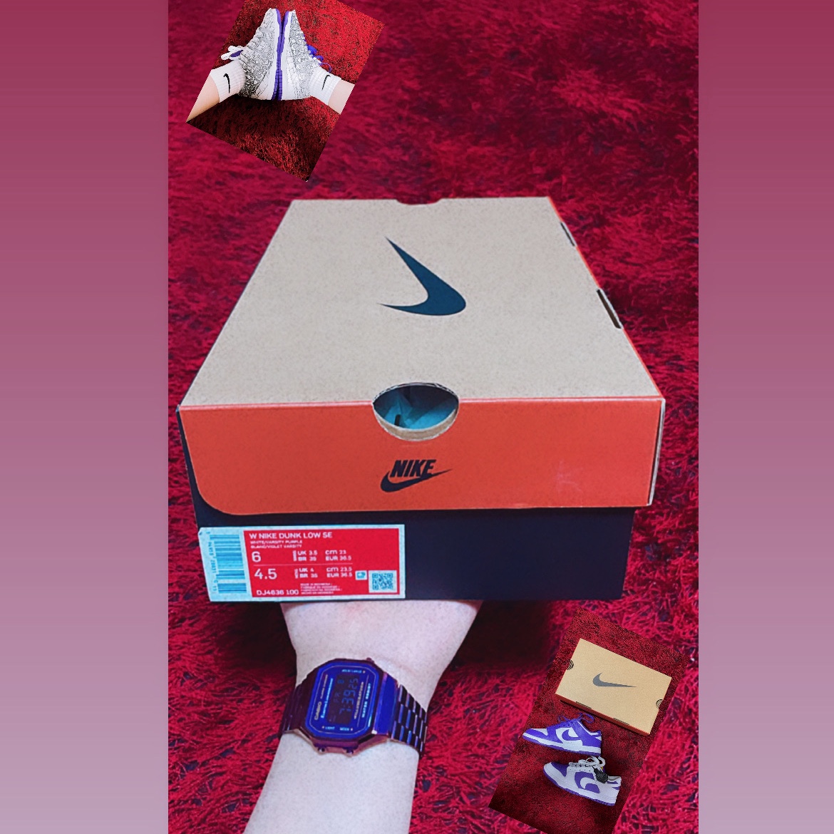 (W) Nike Dunk Low SE Flip 착용 스타일 - 1