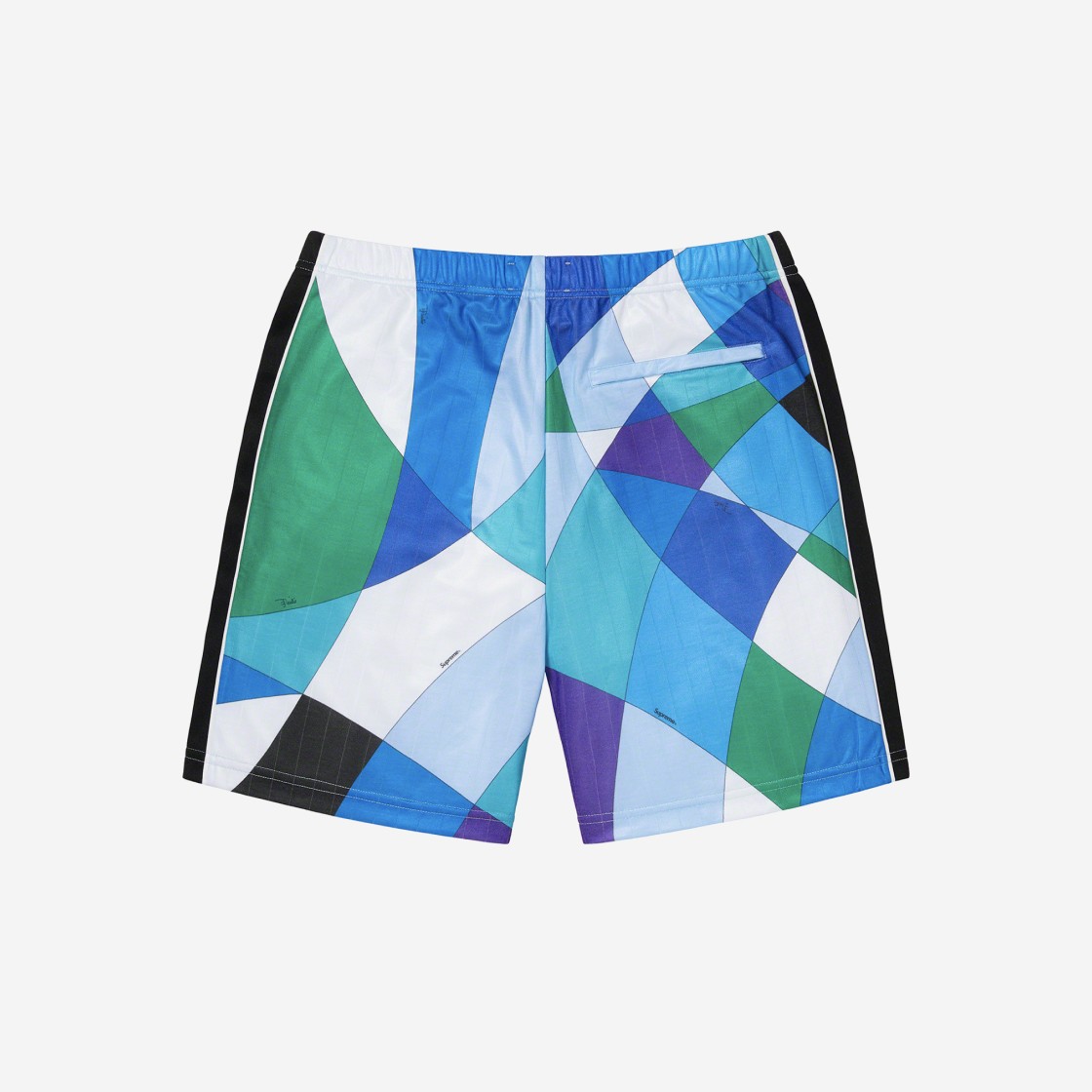 Supreme x Emilio Pucci Soccer Shorts Blue - 21SS 상세 이미지 2