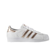 (W) Adidas Superstar White Gold