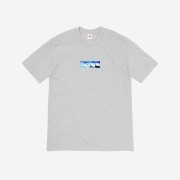 Supreme x Emilio Pucci Box Logo T-Shirt Heather Grey Blue - 21SS