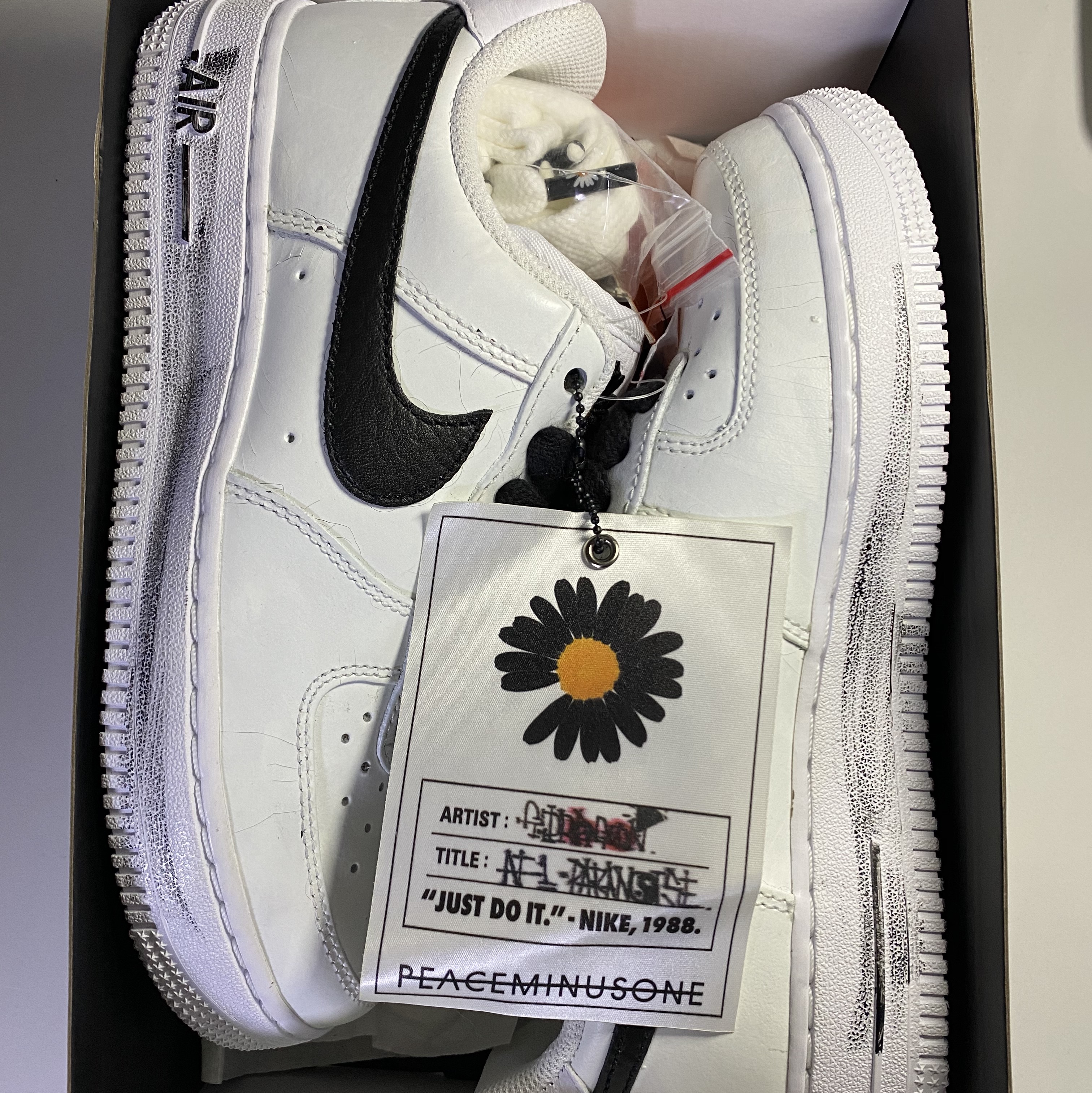 Nike x Peaceminusone Air Force 1 Low Para-Noise 2.0 착용 스타일 - 2