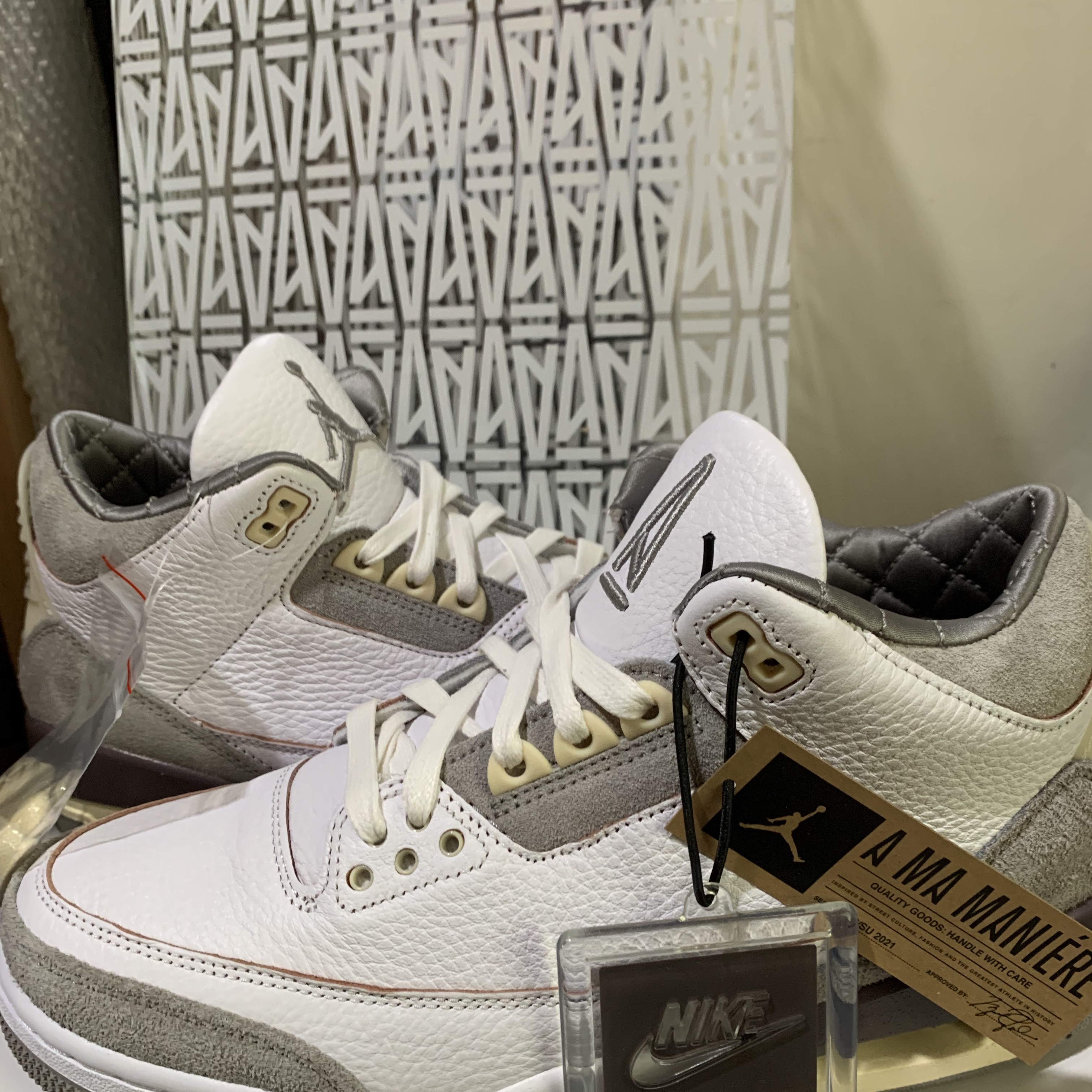(W) Jordan 3 x A Ma Maniere Retro SP 착용 스타일