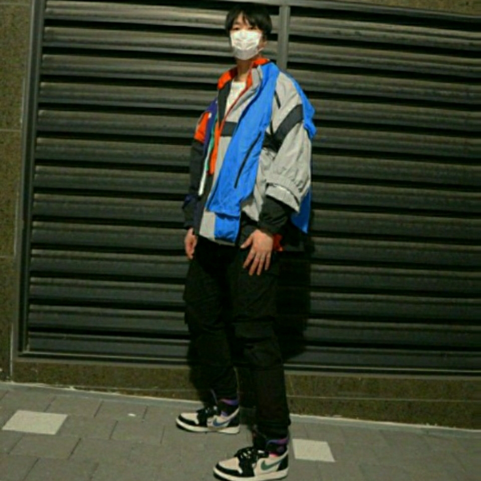 Nike M NRG DH Jacket Purple Photo Blue, Jordan 1 x Paris Saint-Germain Zoom Air CMFT 착용 스타일 - 3