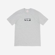 Supreme x Emilio Pucci Box Logo T-Shirt Heather Grey Black - 21SS