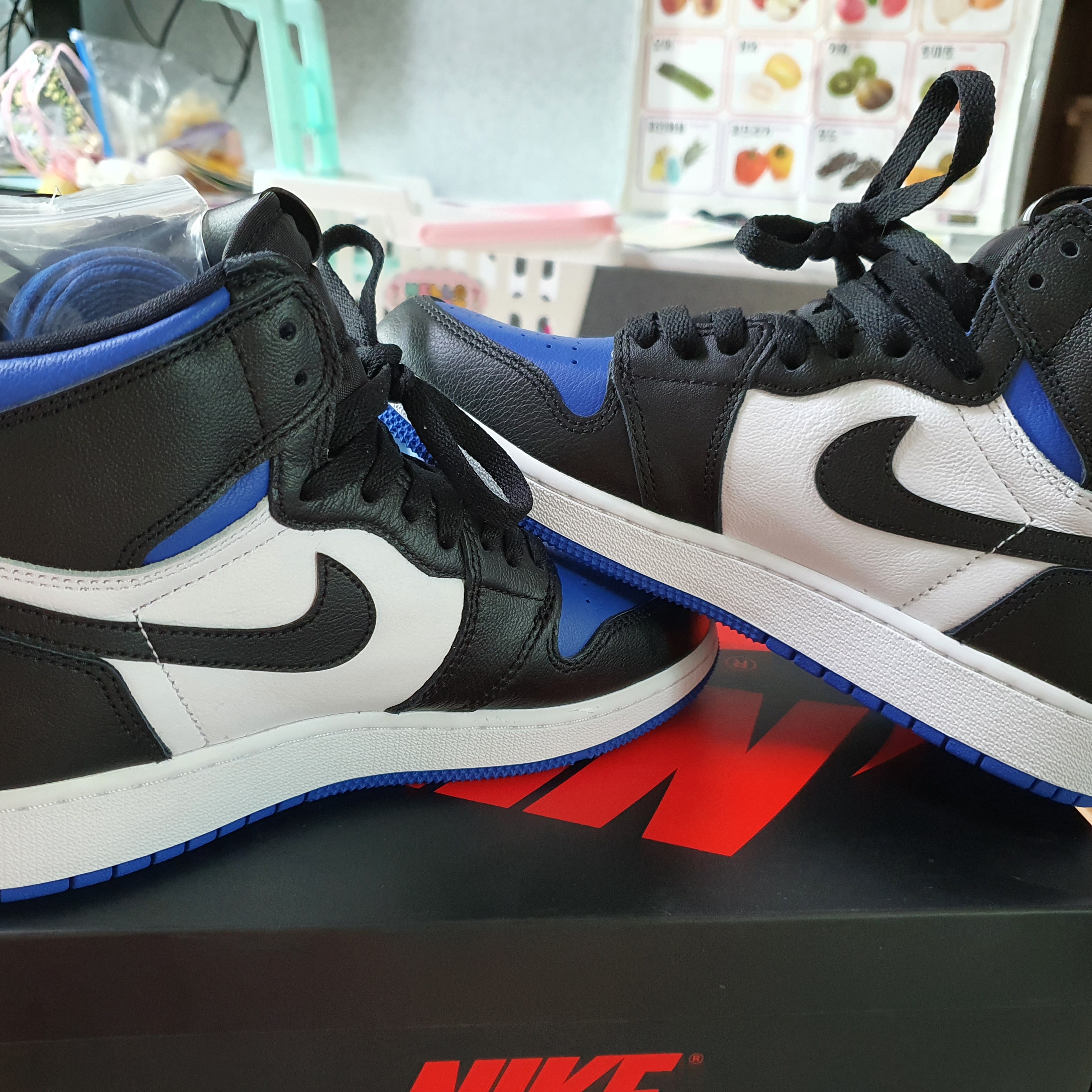Jordan 1 Mid Racer Blue, Nike x Sacai VaporWaffle Dark Iris 착용 스타일 - 4